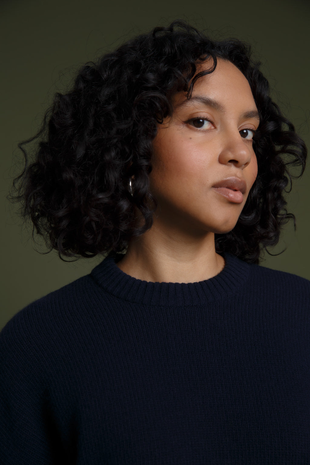 Koki Recycled Wool Jumper Dark Navy