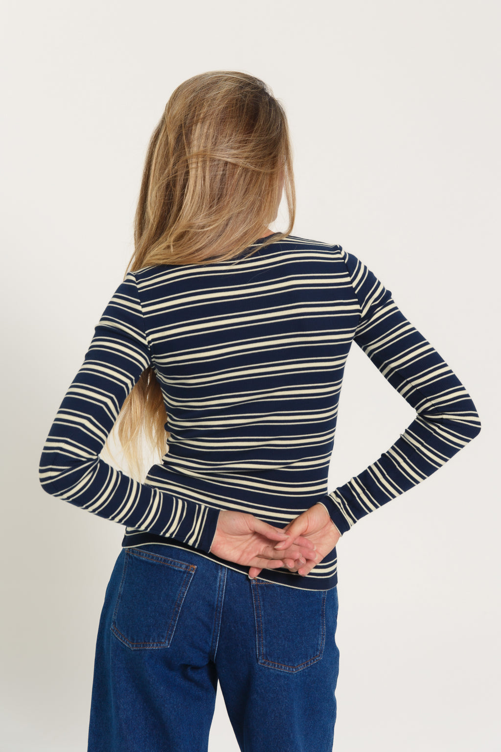 Malak Organic Cotton Longsleeve Butter Navy
