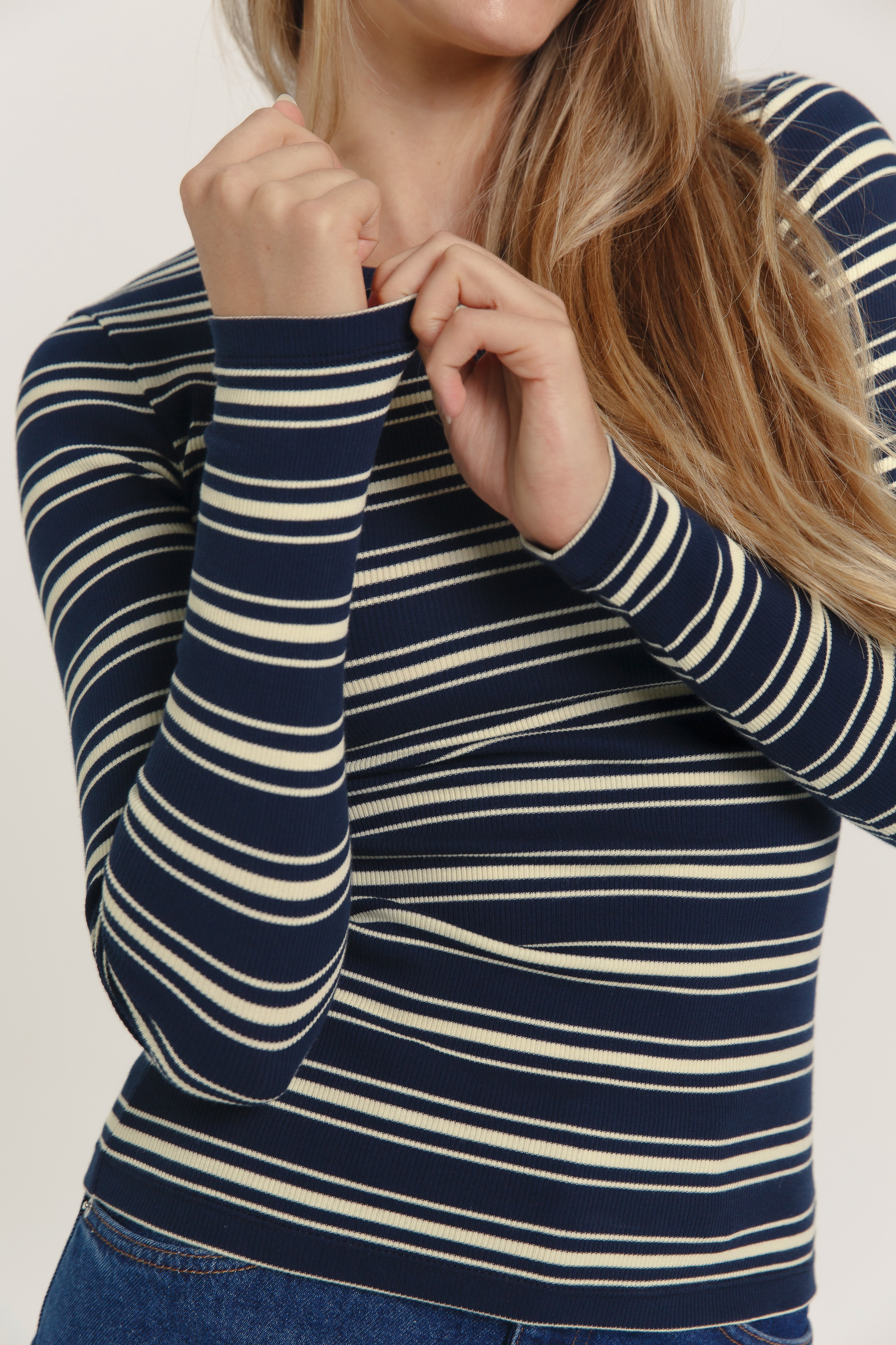 Malak Organic Cotton Longsleeve Butter Navy