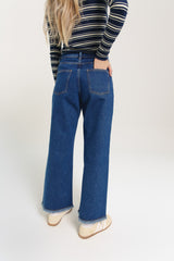 Maddie Wide Leg Jeans Dark Blue