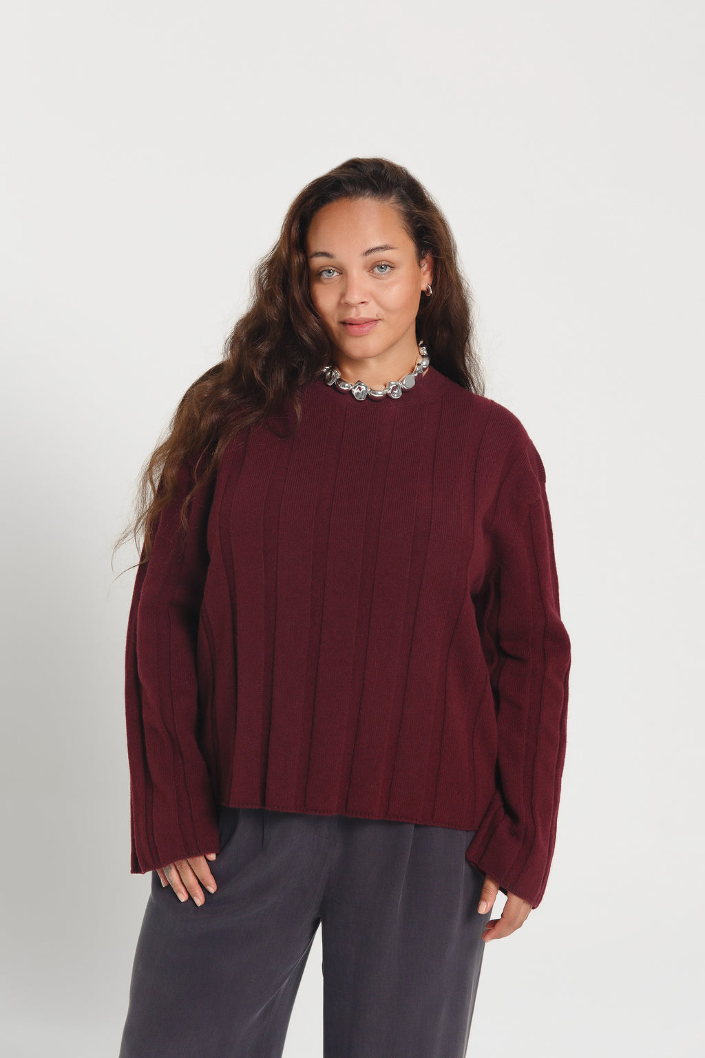 Nadine Recycled Wool Jumper Amarena
