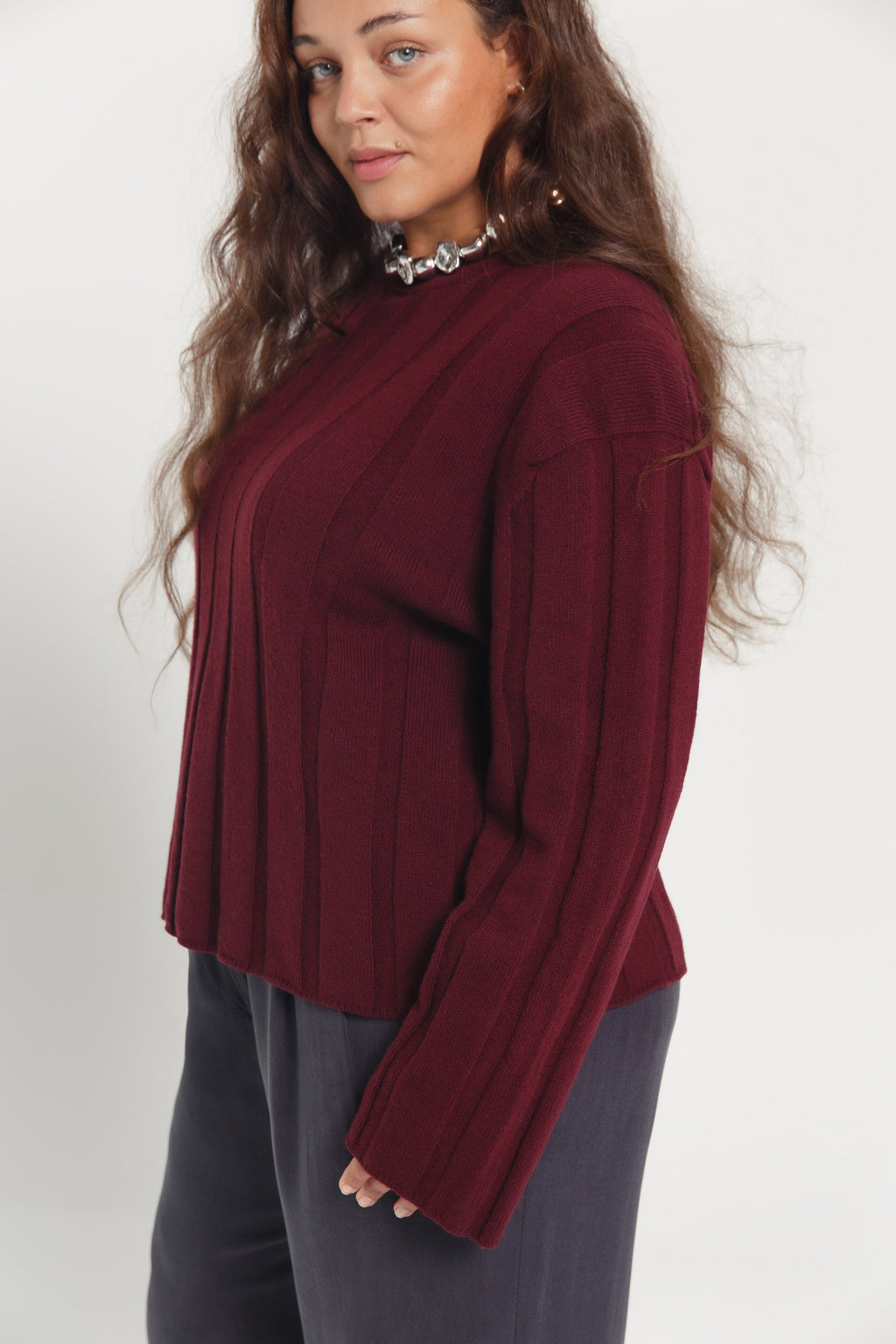 Nadine Recycled Wool Jumper Amarena