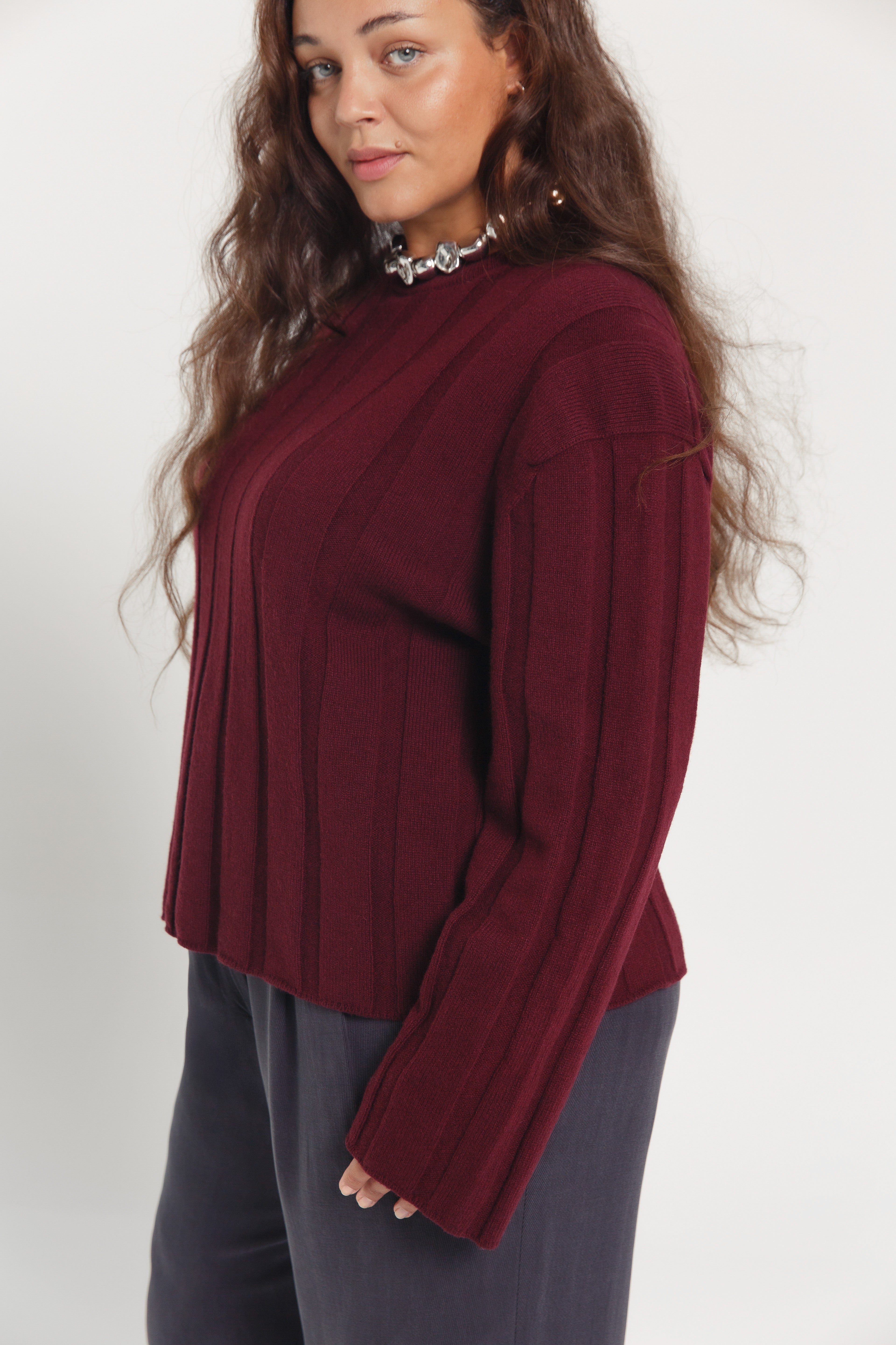 Nadine Recycled Wool Jumper Amarena