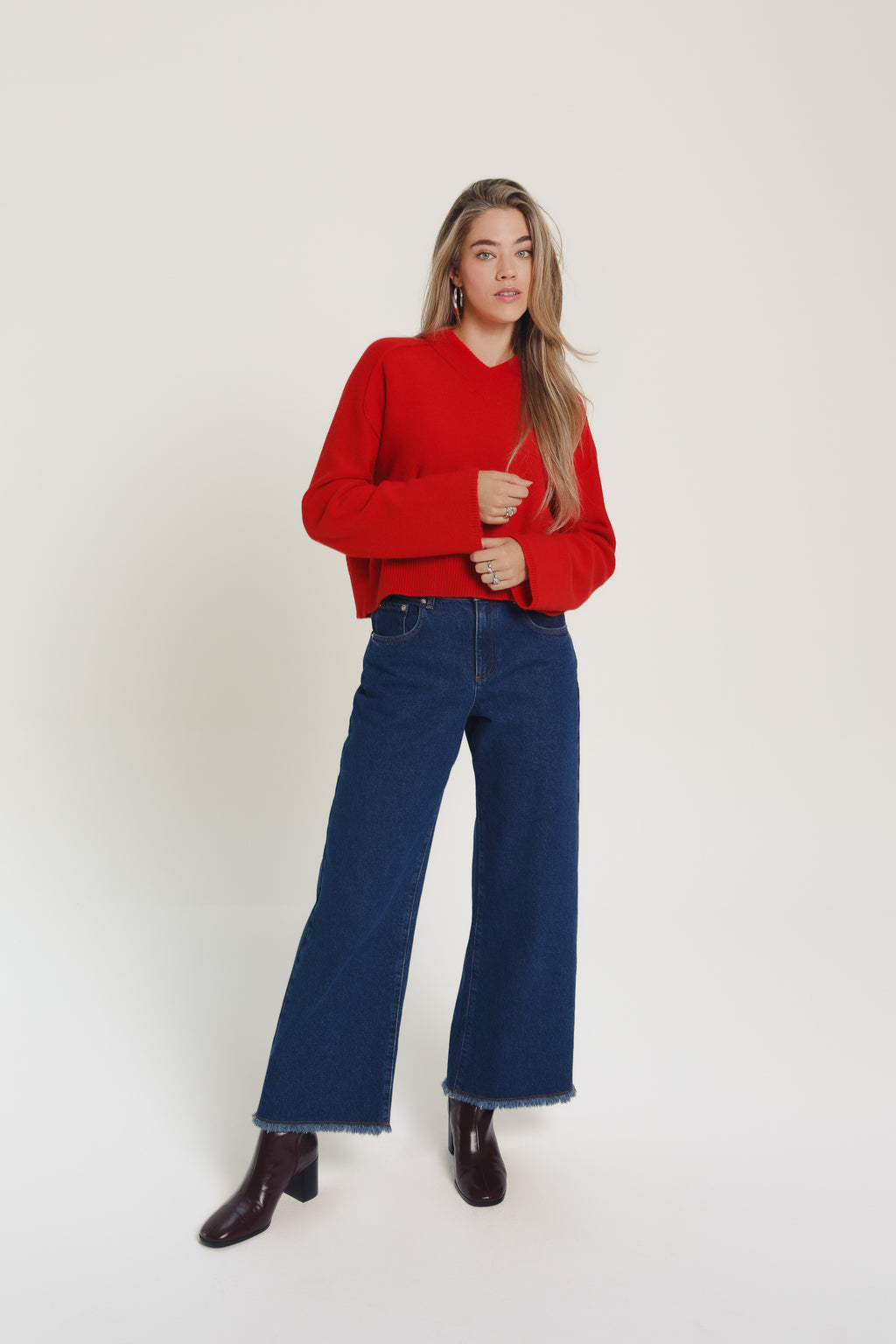 Romy Recycled Wool Jumper Ribbon