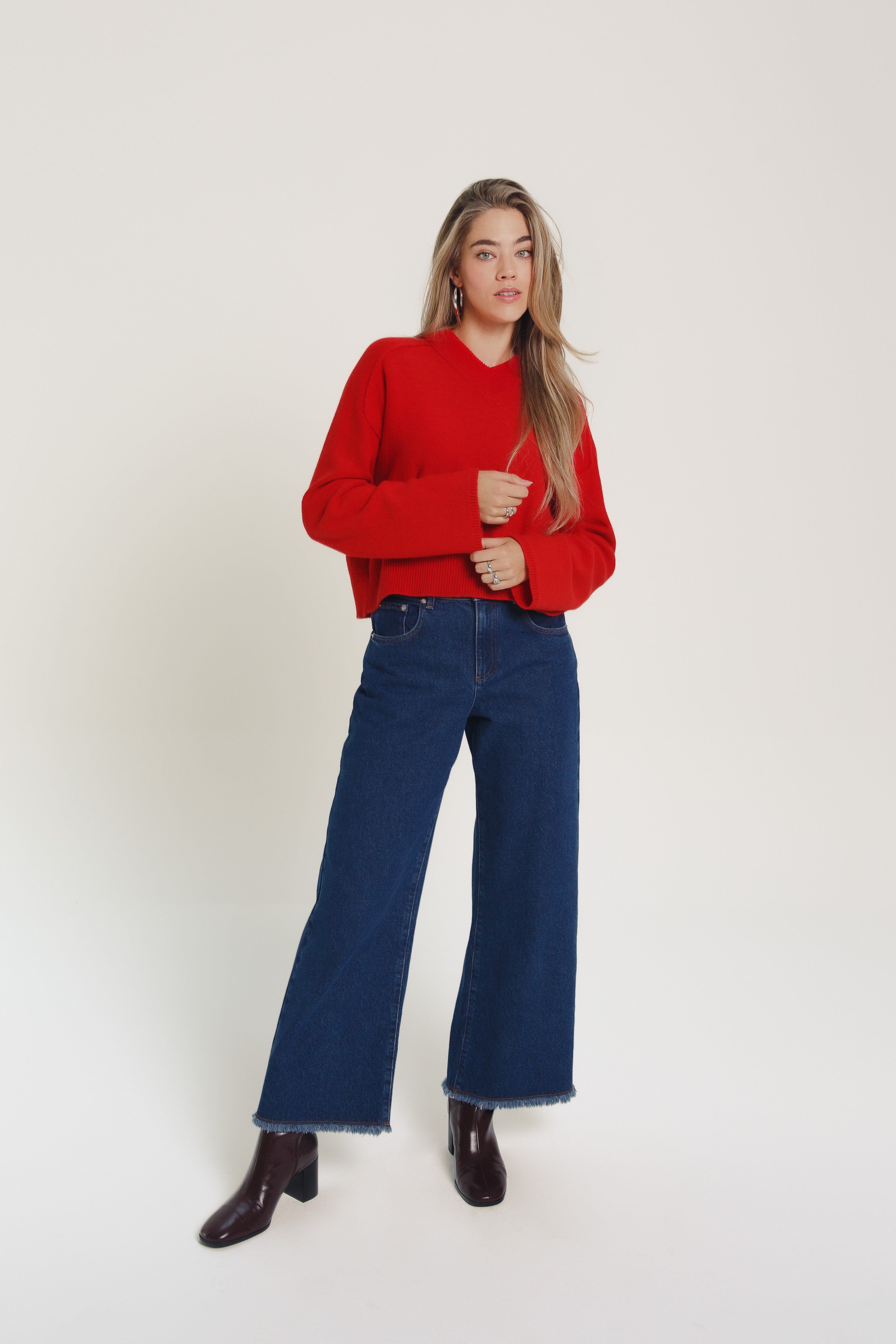 Romy Recycled Wool Jumper Ribbon