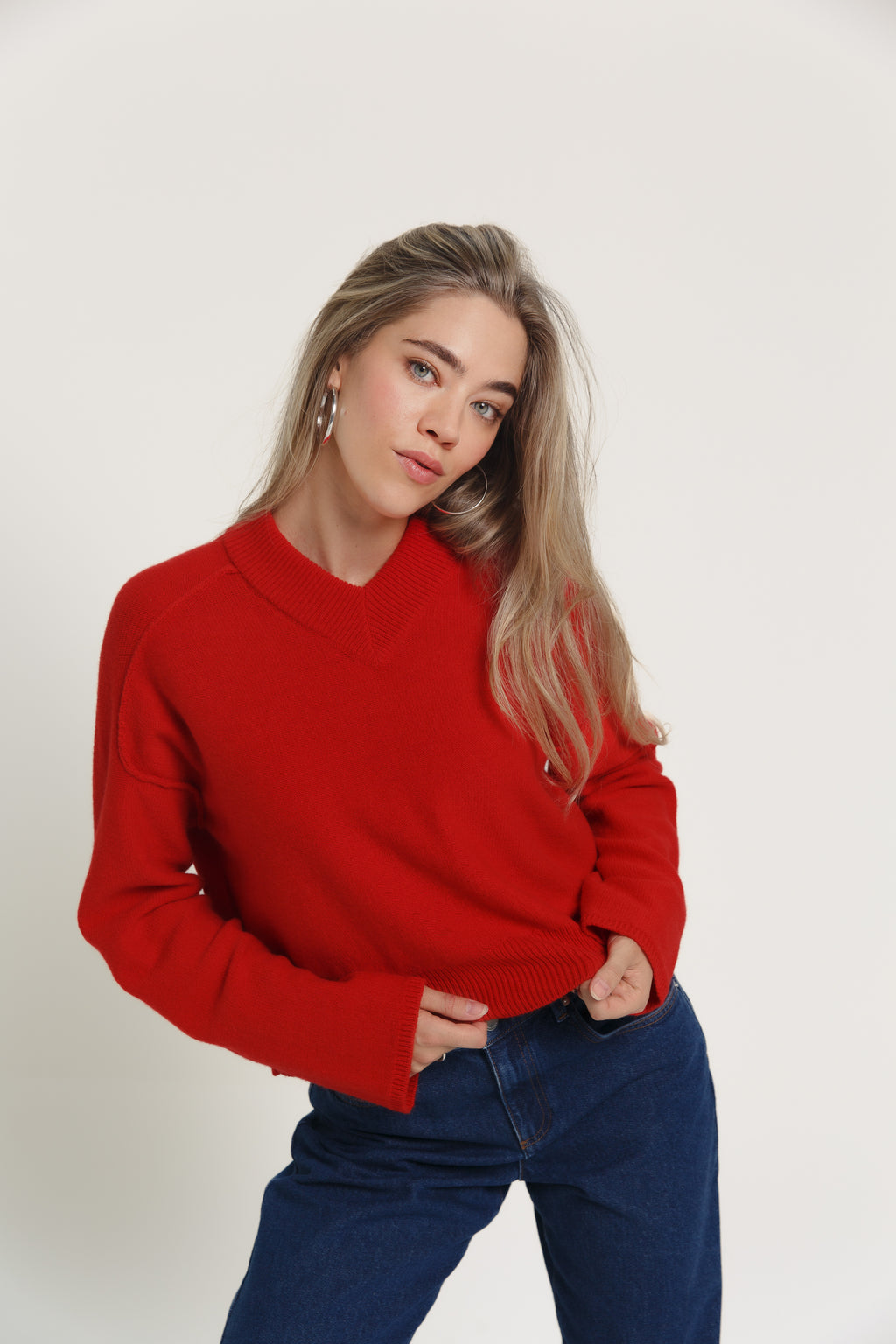 Romy Recycled Wool Jumper Ribbon
