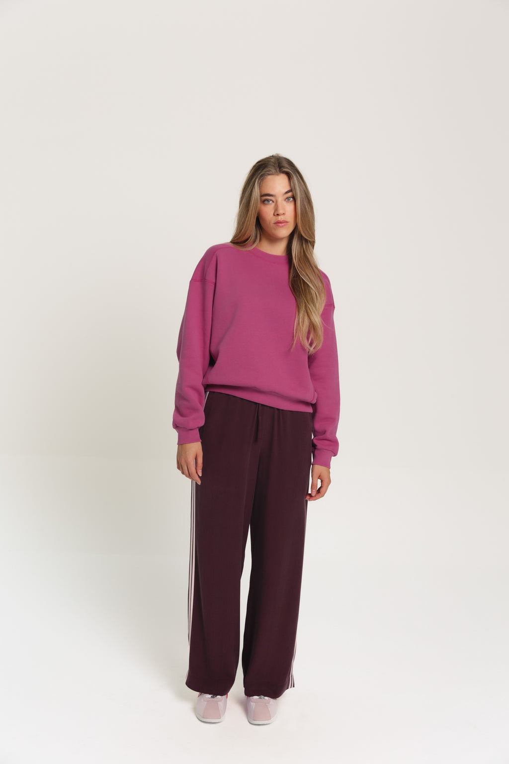 Signature Sweatshirt Red Violet