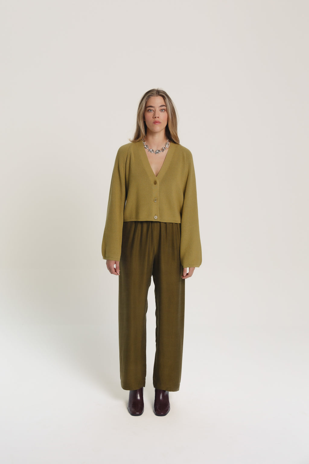 Bella Pants Dark Olive