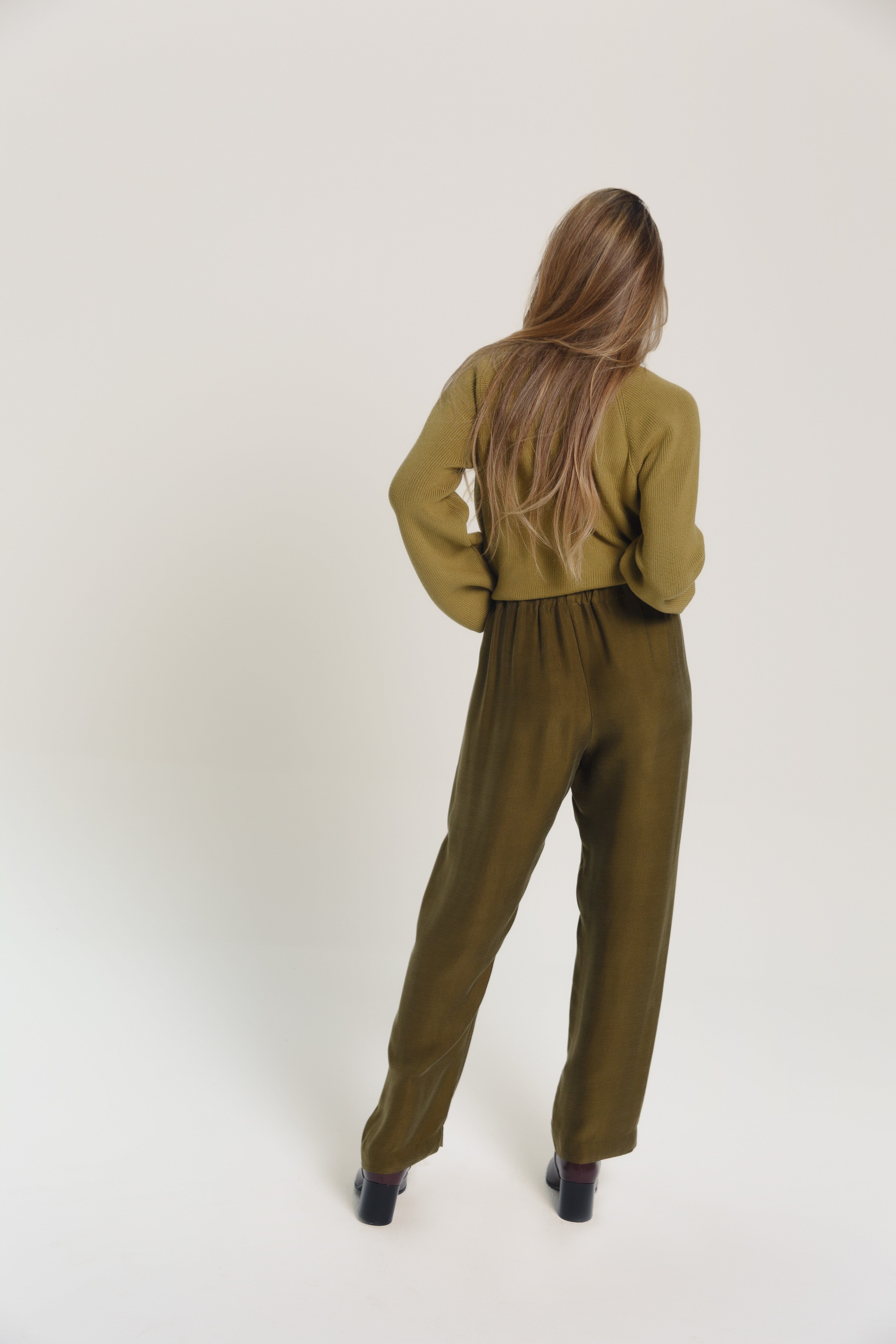 Bella Pants Dark Olive