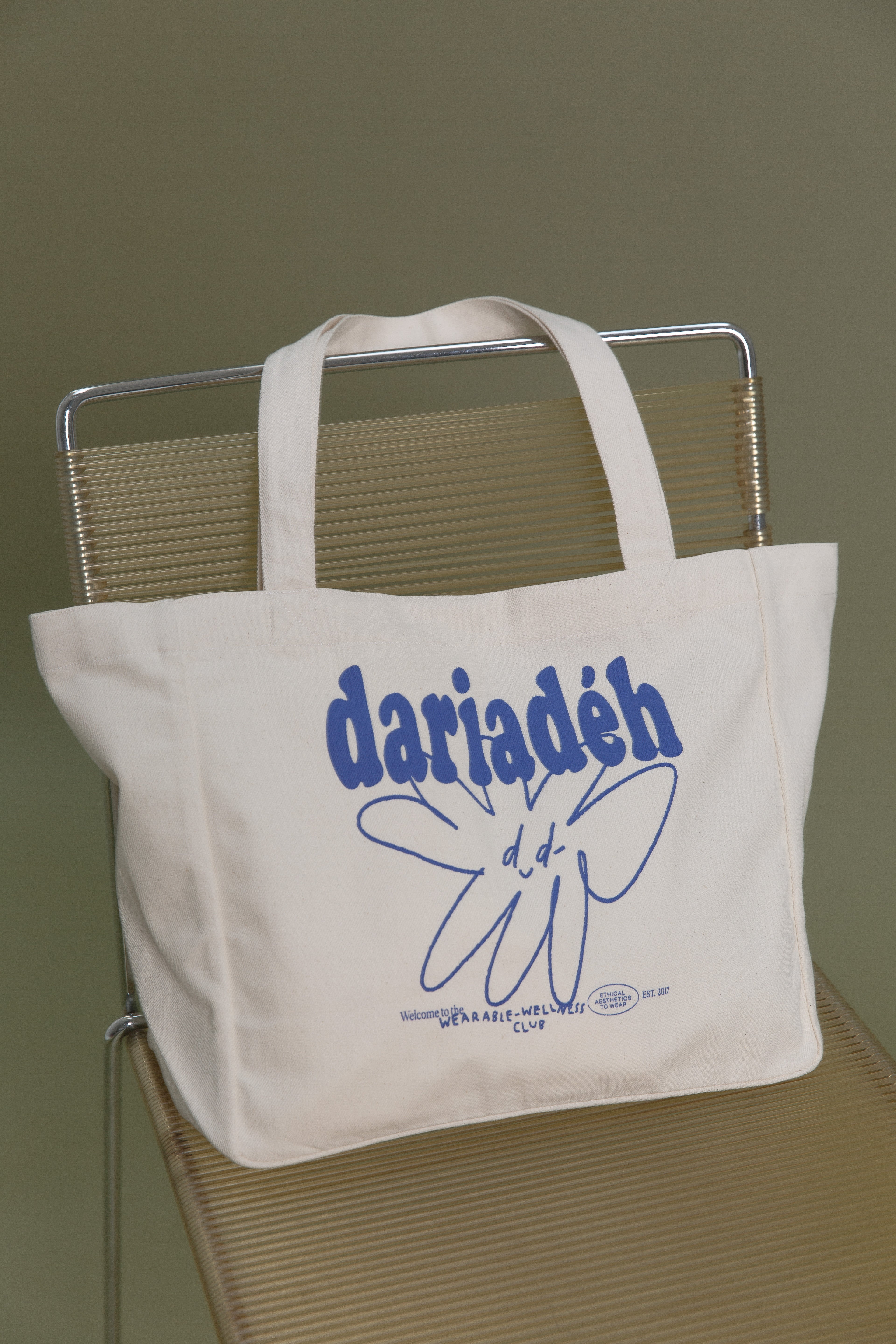Signature Tote Bag Blue