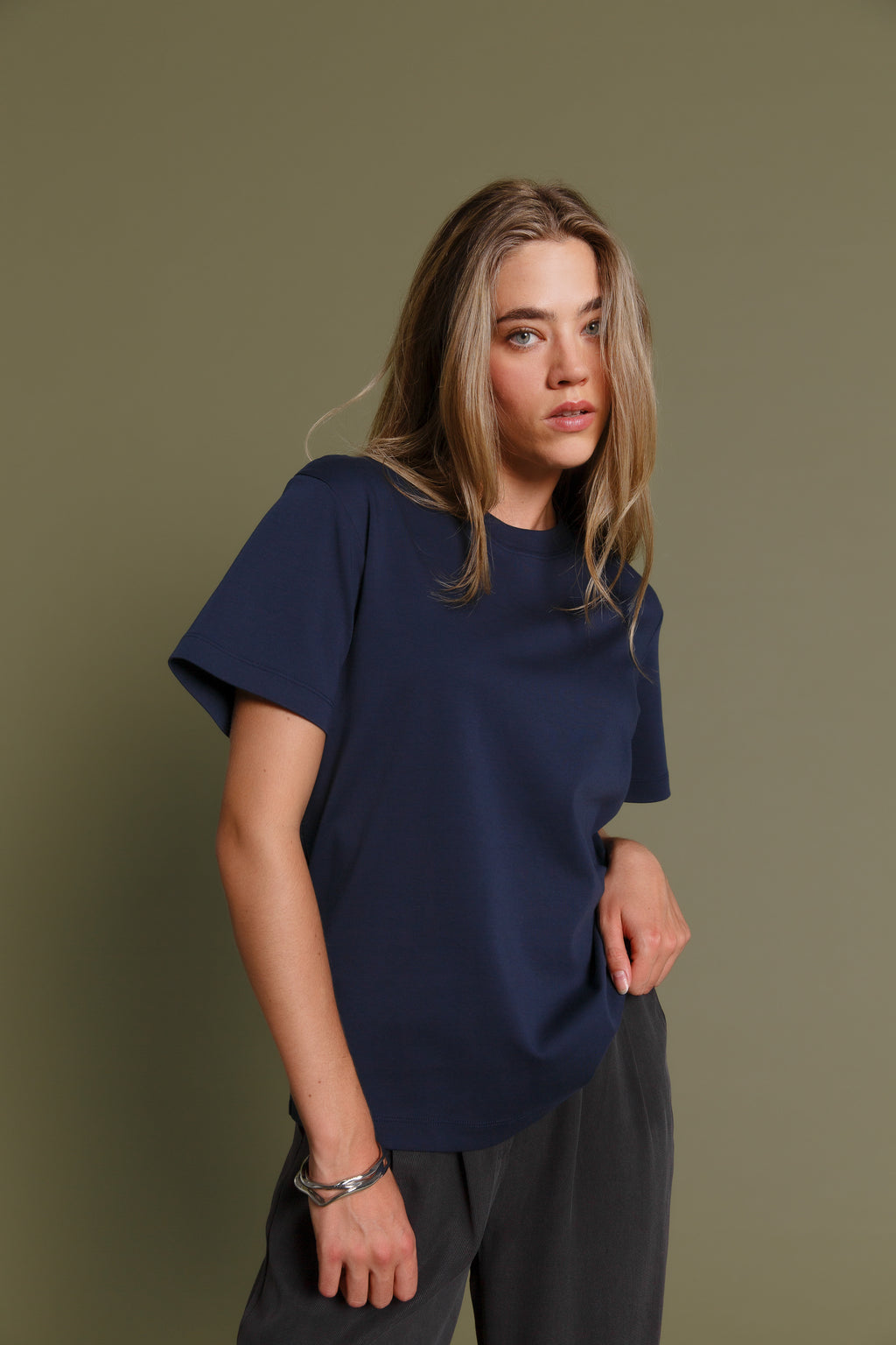 Basic Heavyweight T-Shirt Navy