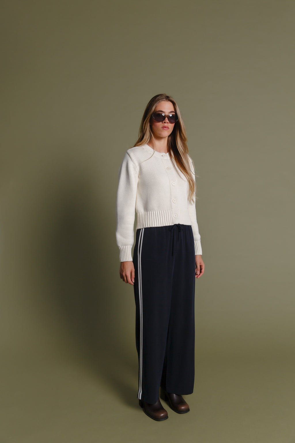 Villi Pants Cupro Dark Navy