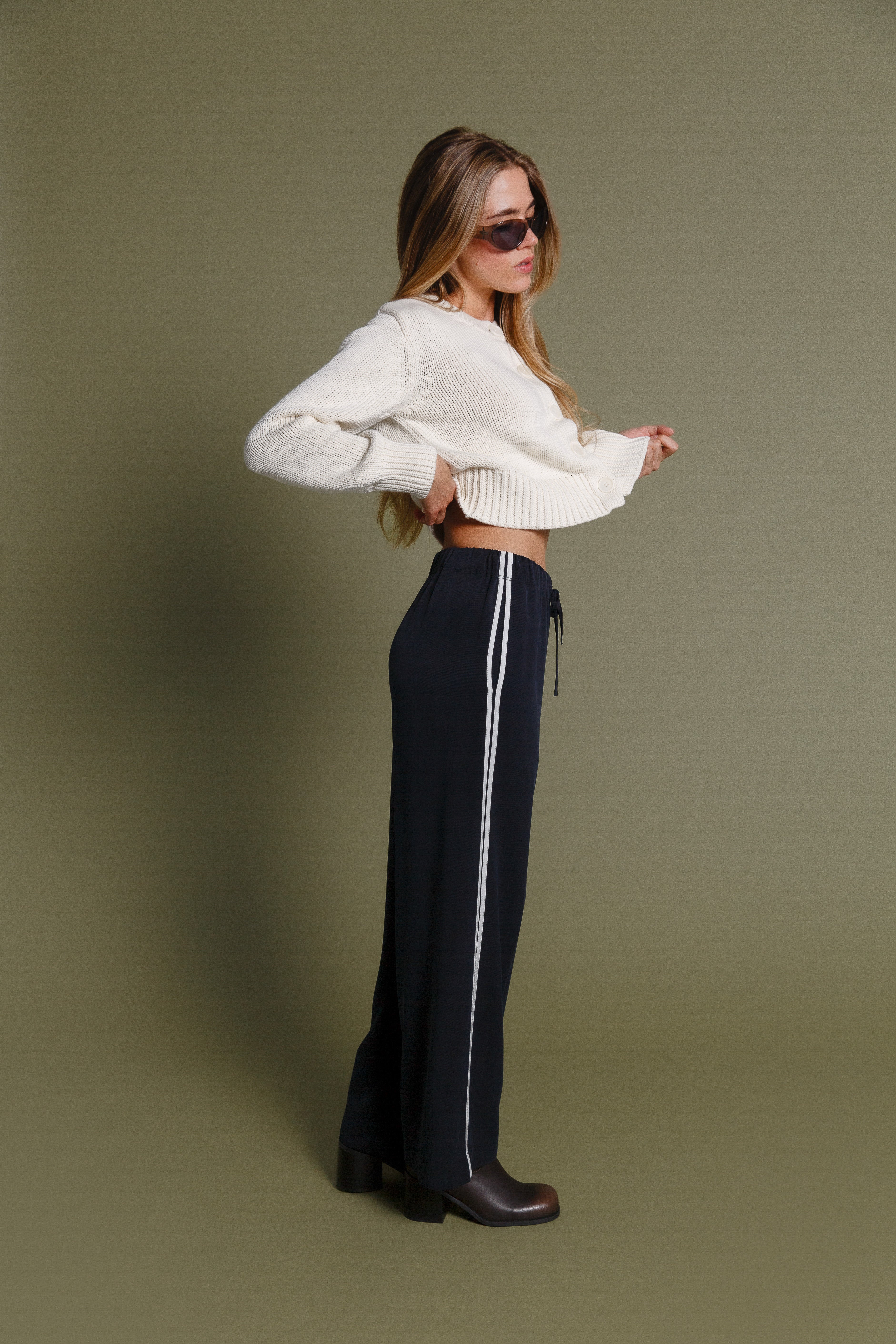 Villi Pants Cupro Dark Navy
