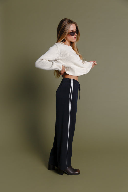 Villi Pants Cupro Dark Navy