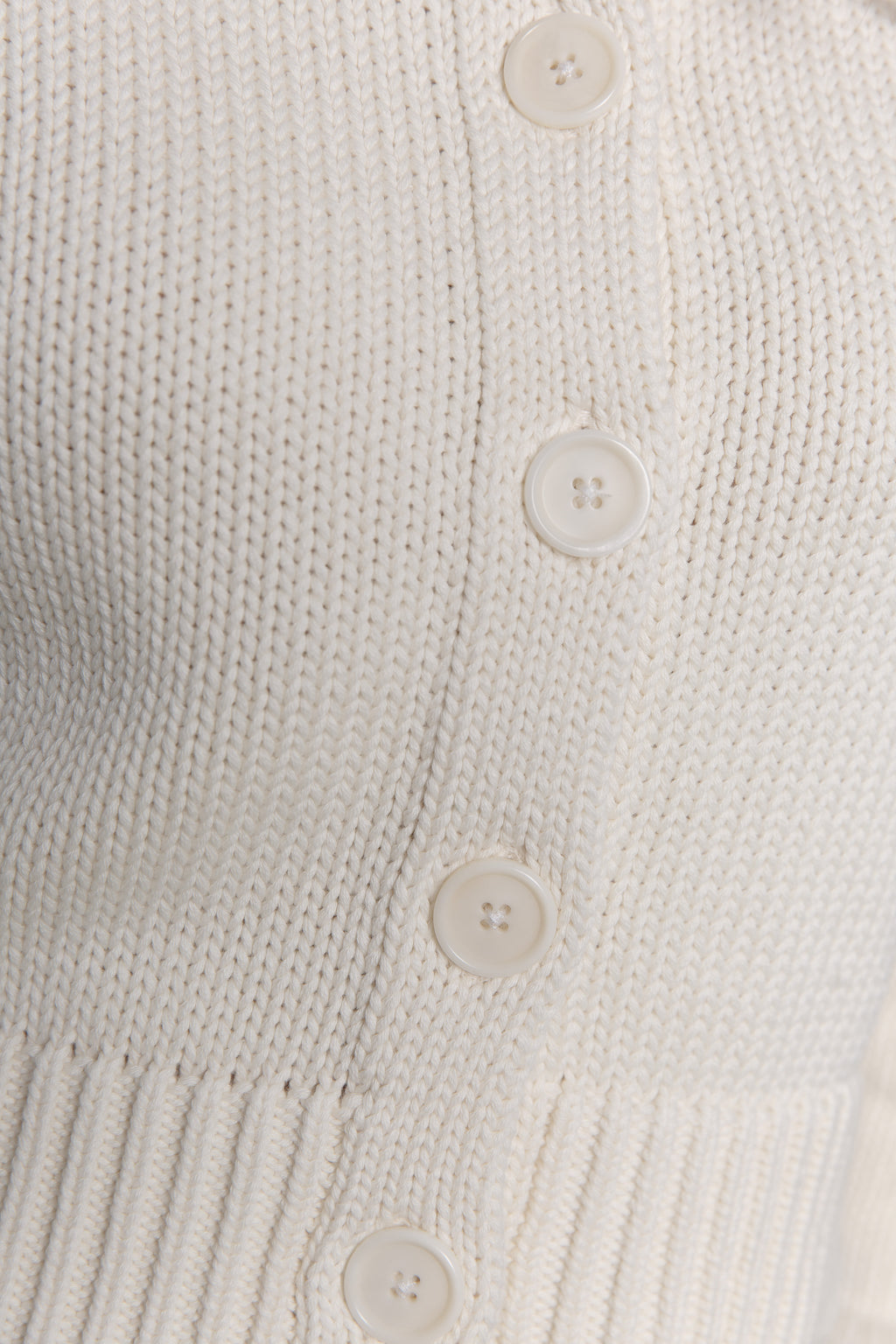 Calla Organic Cotton Cardigan Ecru