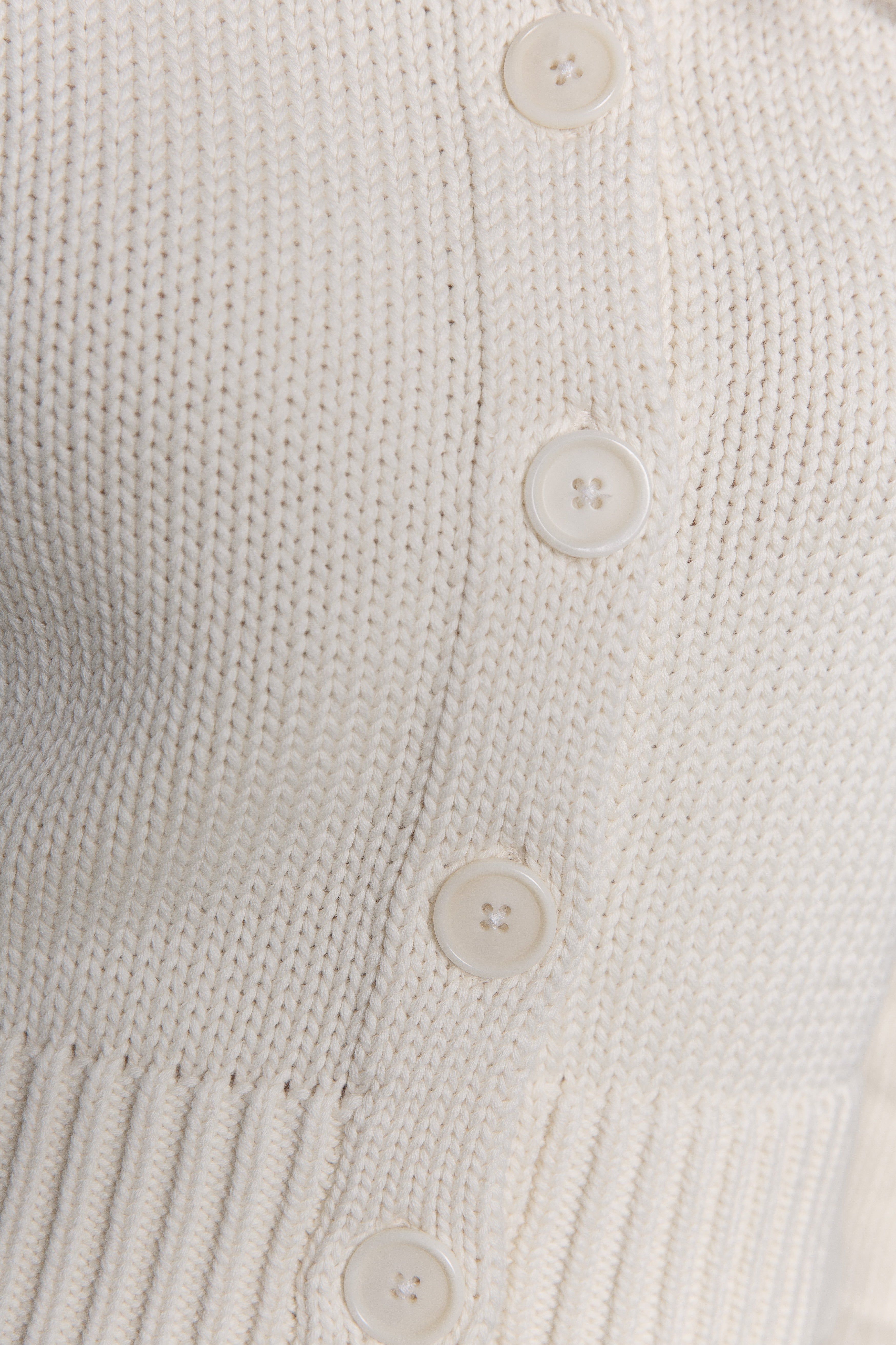 Calla Organic Cotton Cardigan Ecru