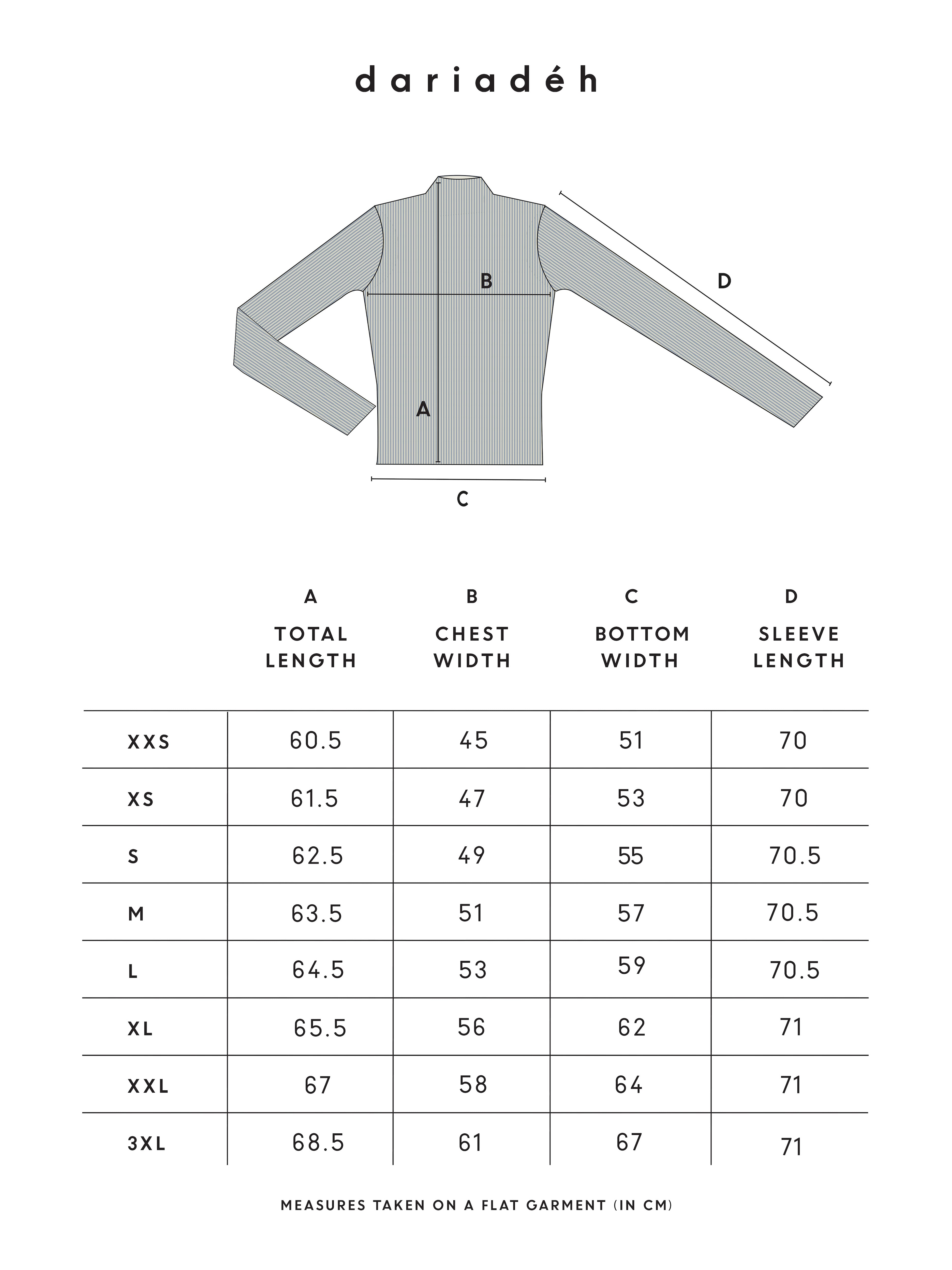 Asma Rib Turtleneck Light Stripe