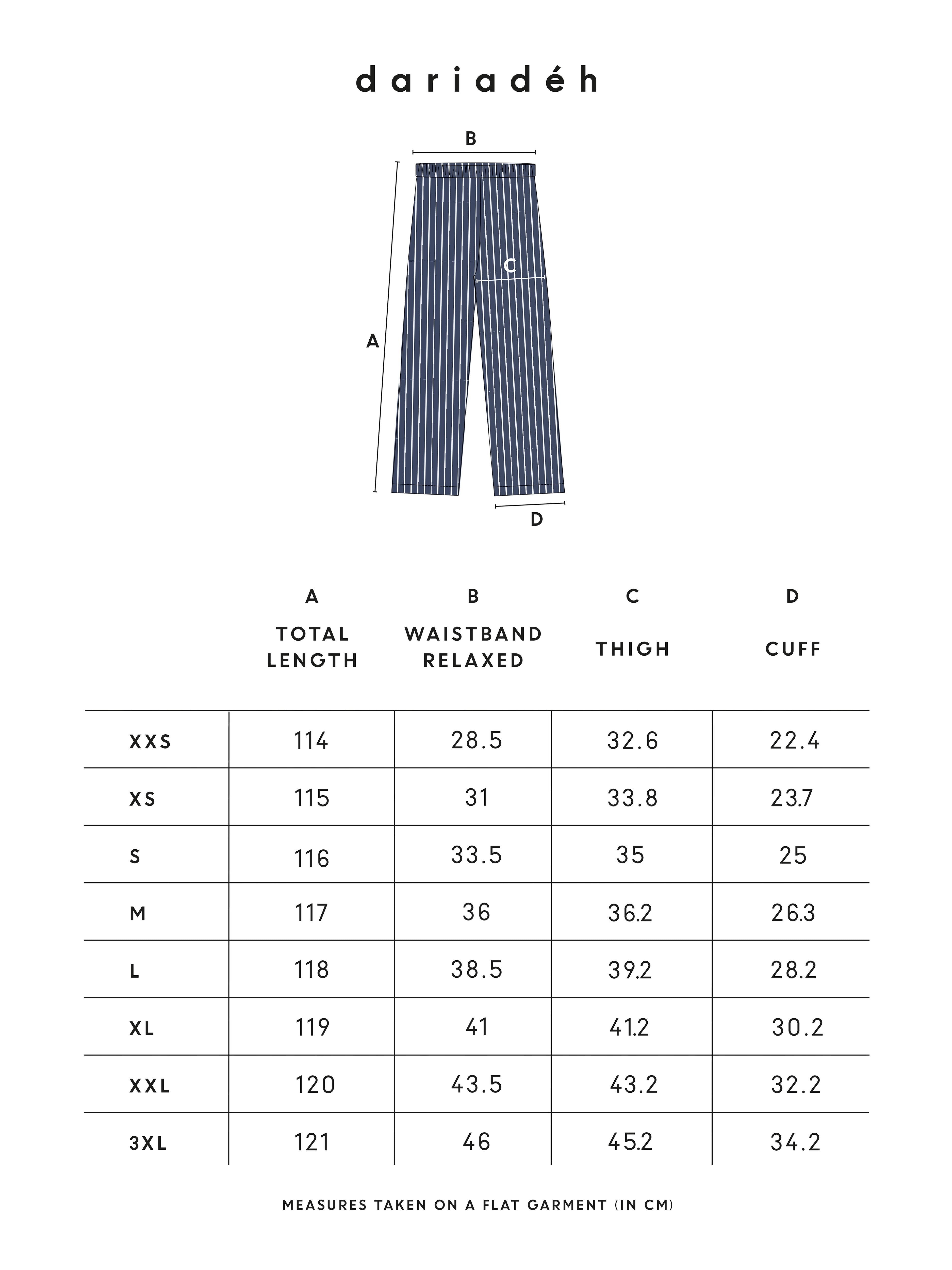 Polly Pants Blue White