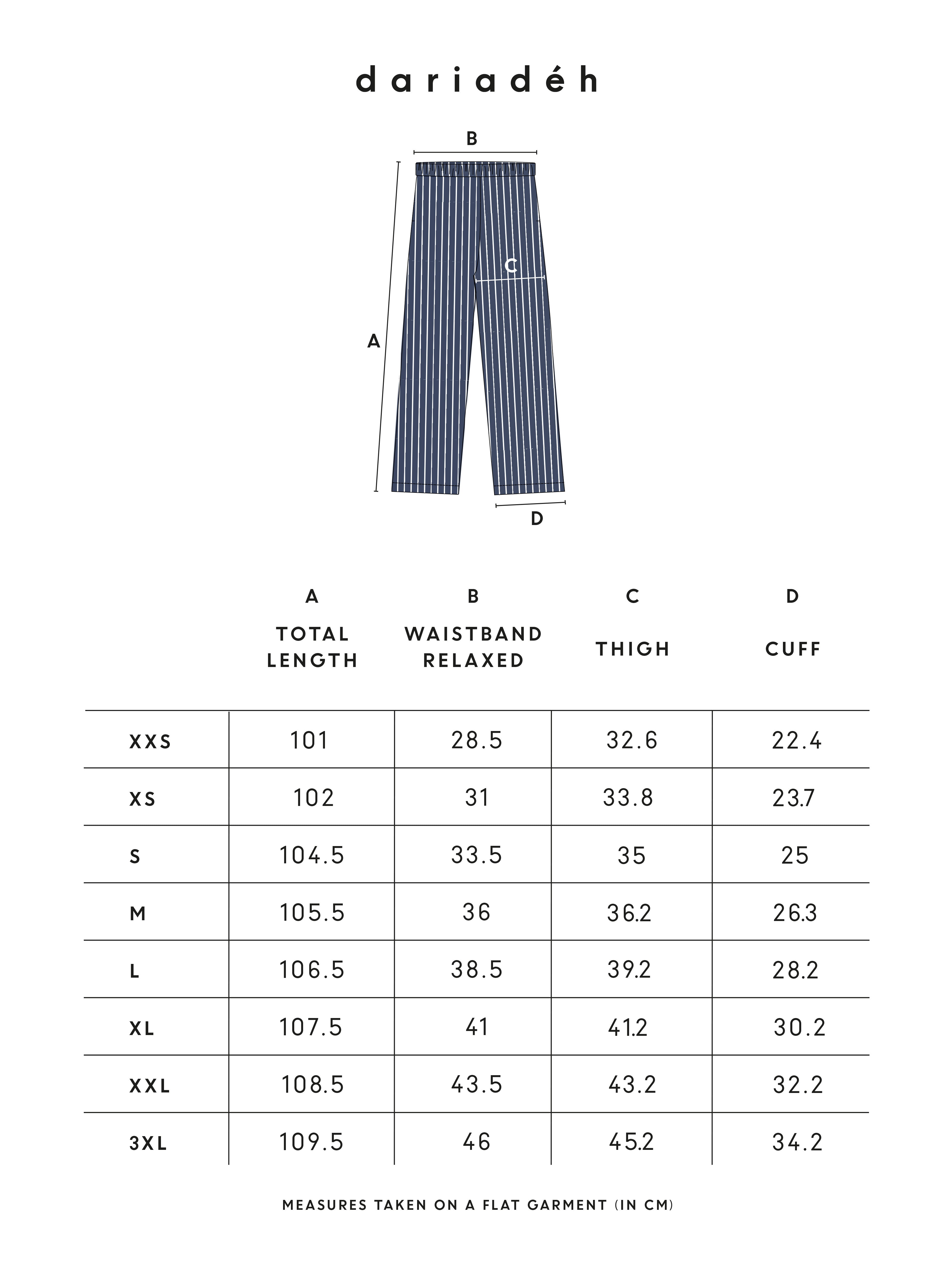 Polly Pants Blue White