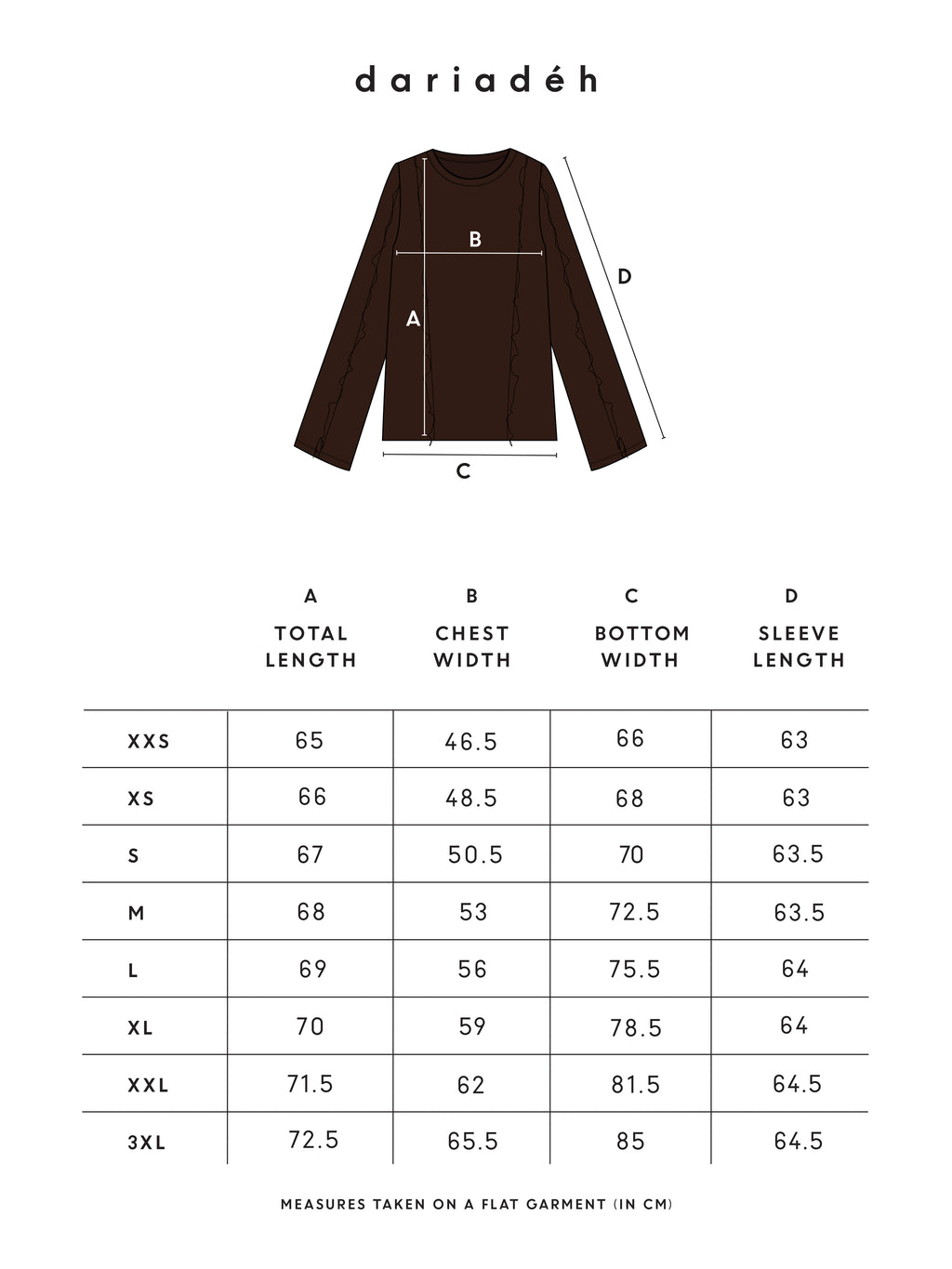 Lara Ruffle Top Dark Chocolate