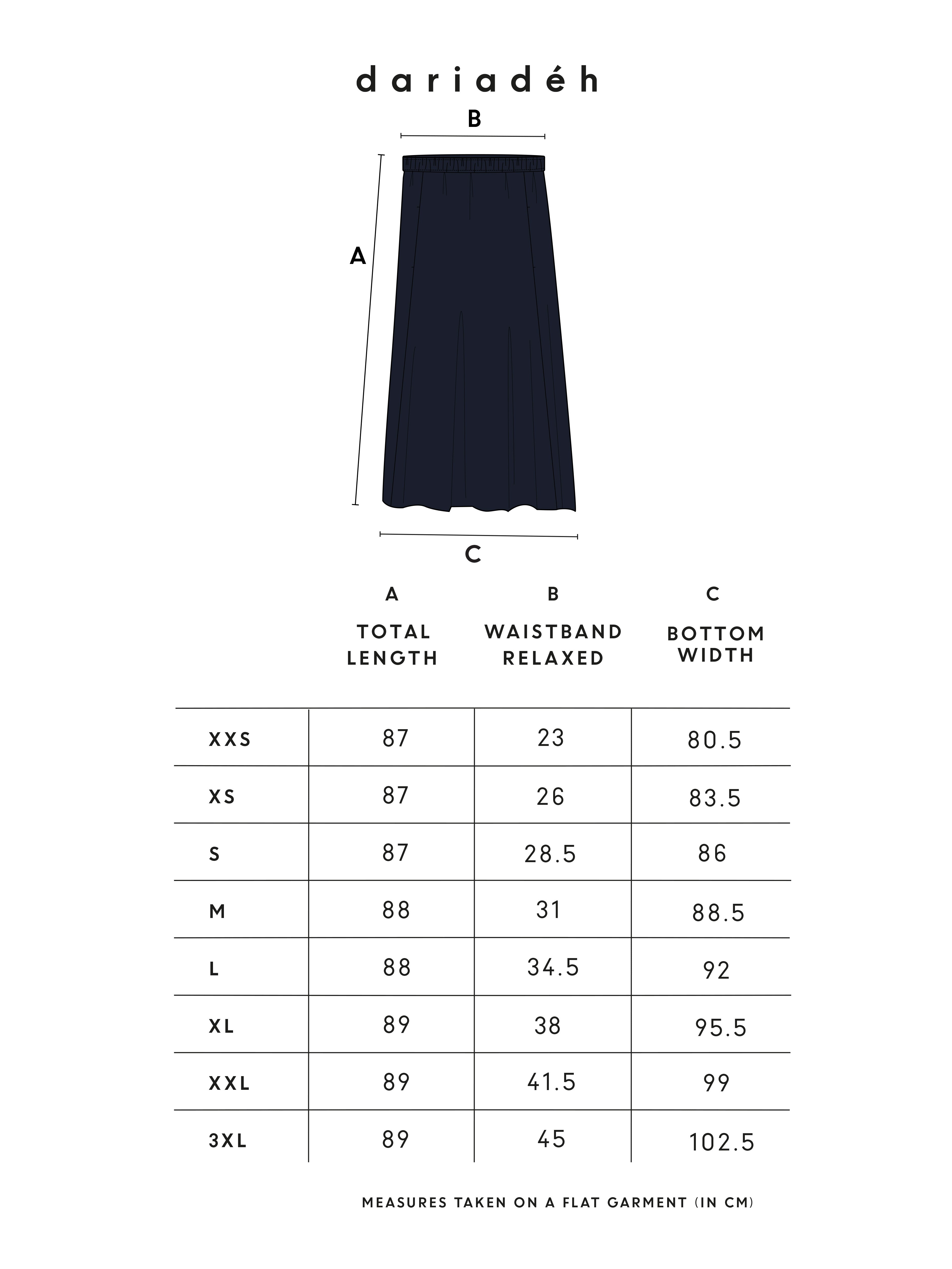 Chiara Organic Cotton Skirt Dark Navy