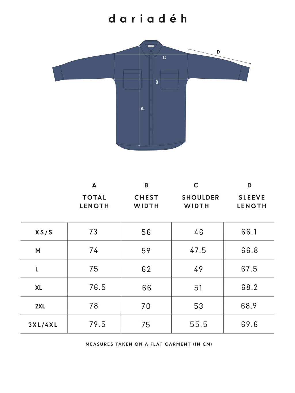 Damir Organic Cotton Overshirt Core Blue