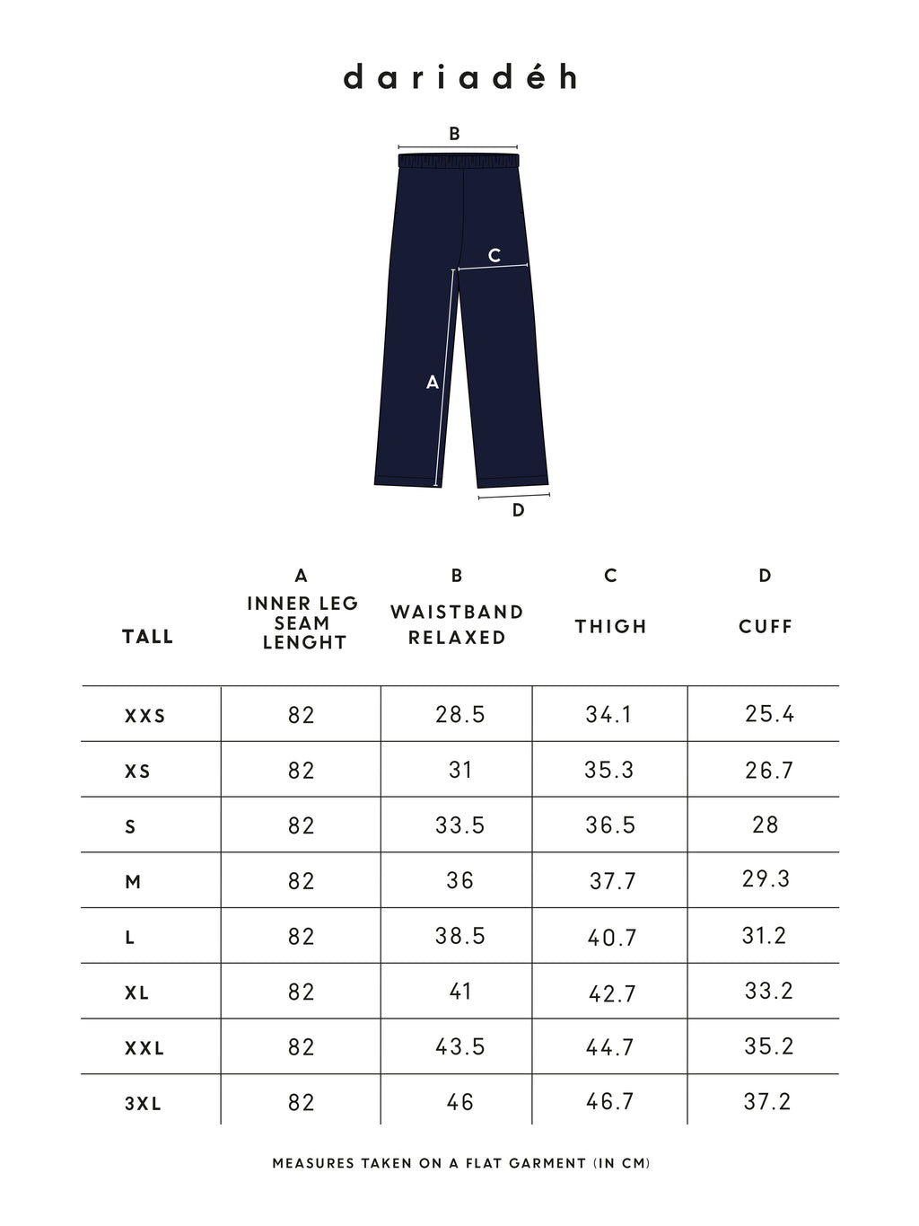 Polly Pants Solid Dark Navy