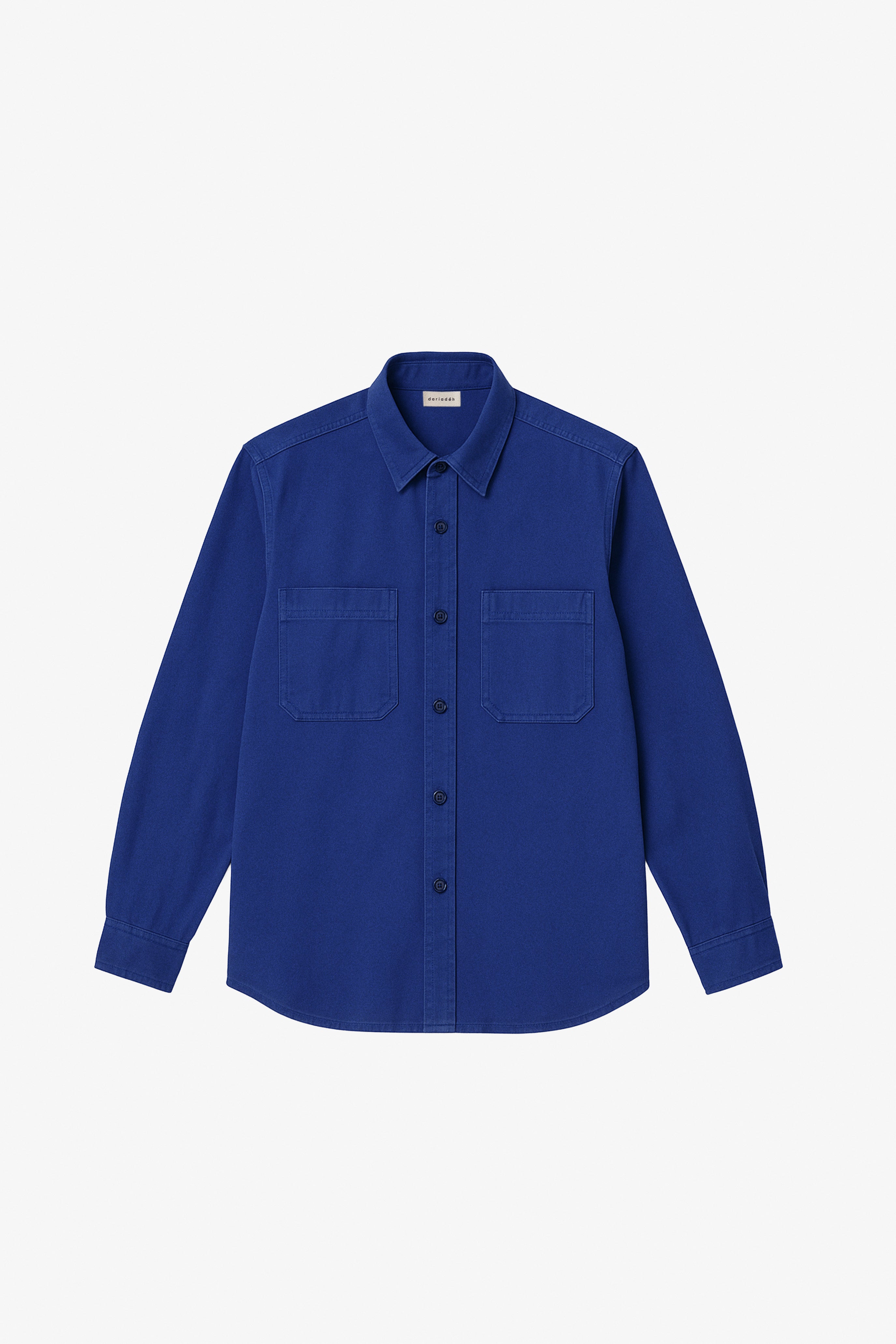 Damir Organic Cotton Overshirt Core Blue