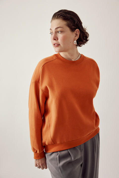 Otto Sweatshirt Burnt Orange