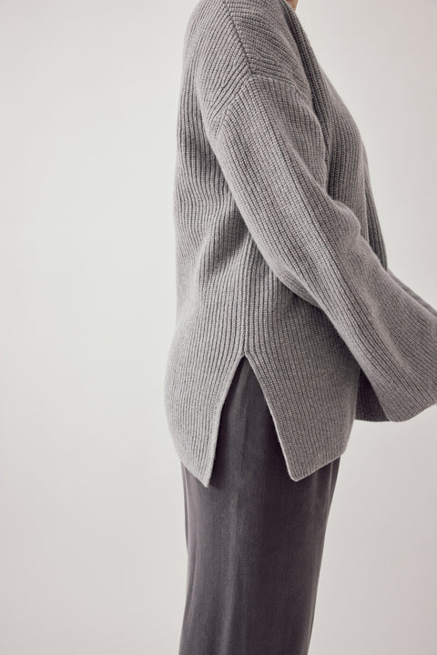 Elise Knitted Sweater Grey