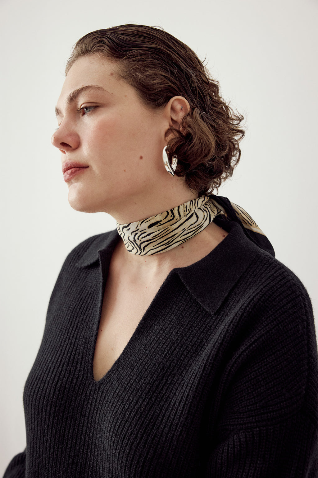 Elise Knitted Sweater Black