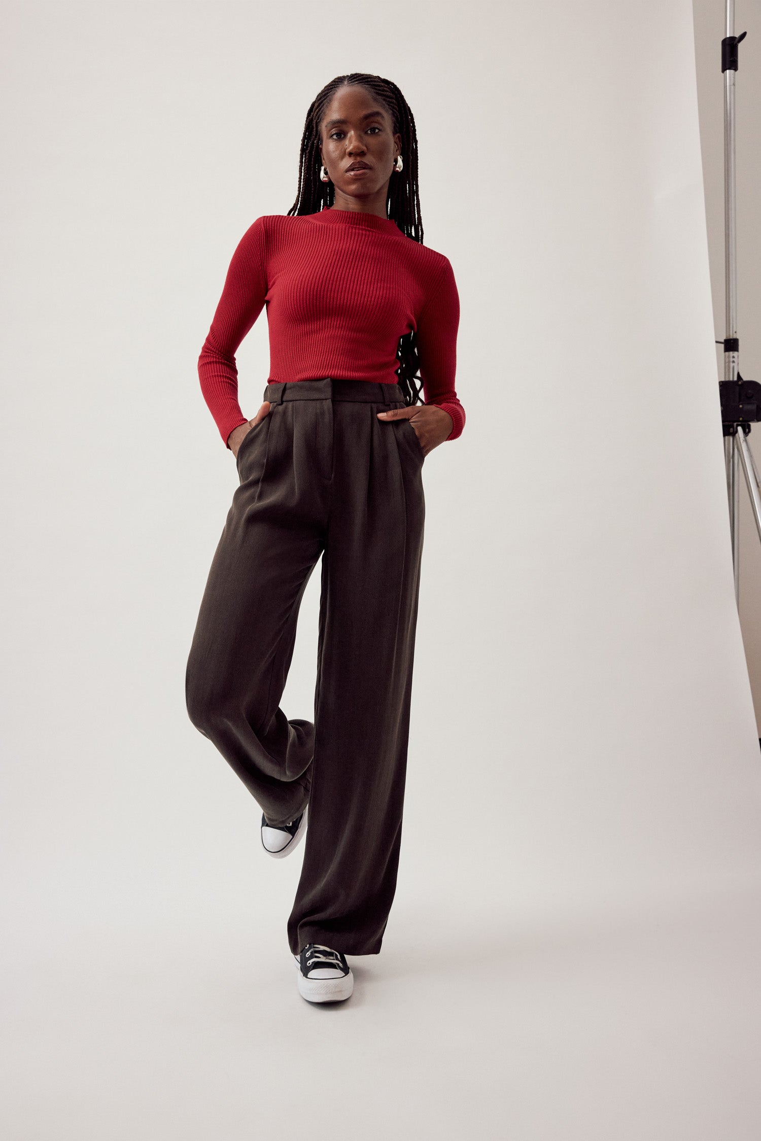 Harry Pants Cupro Espresso – dariadéh