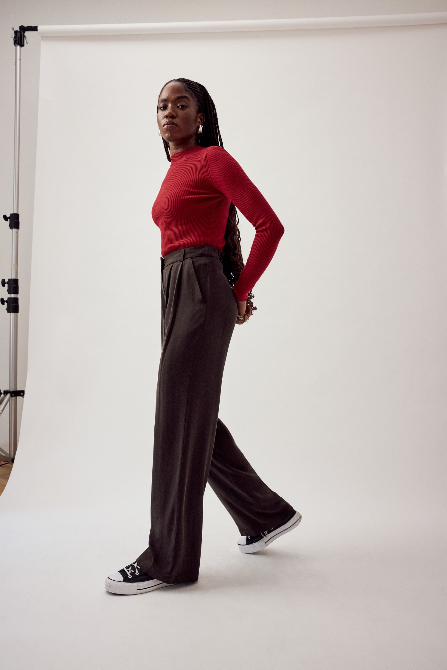 Harry Pants Cupro Espresso – dariadéh