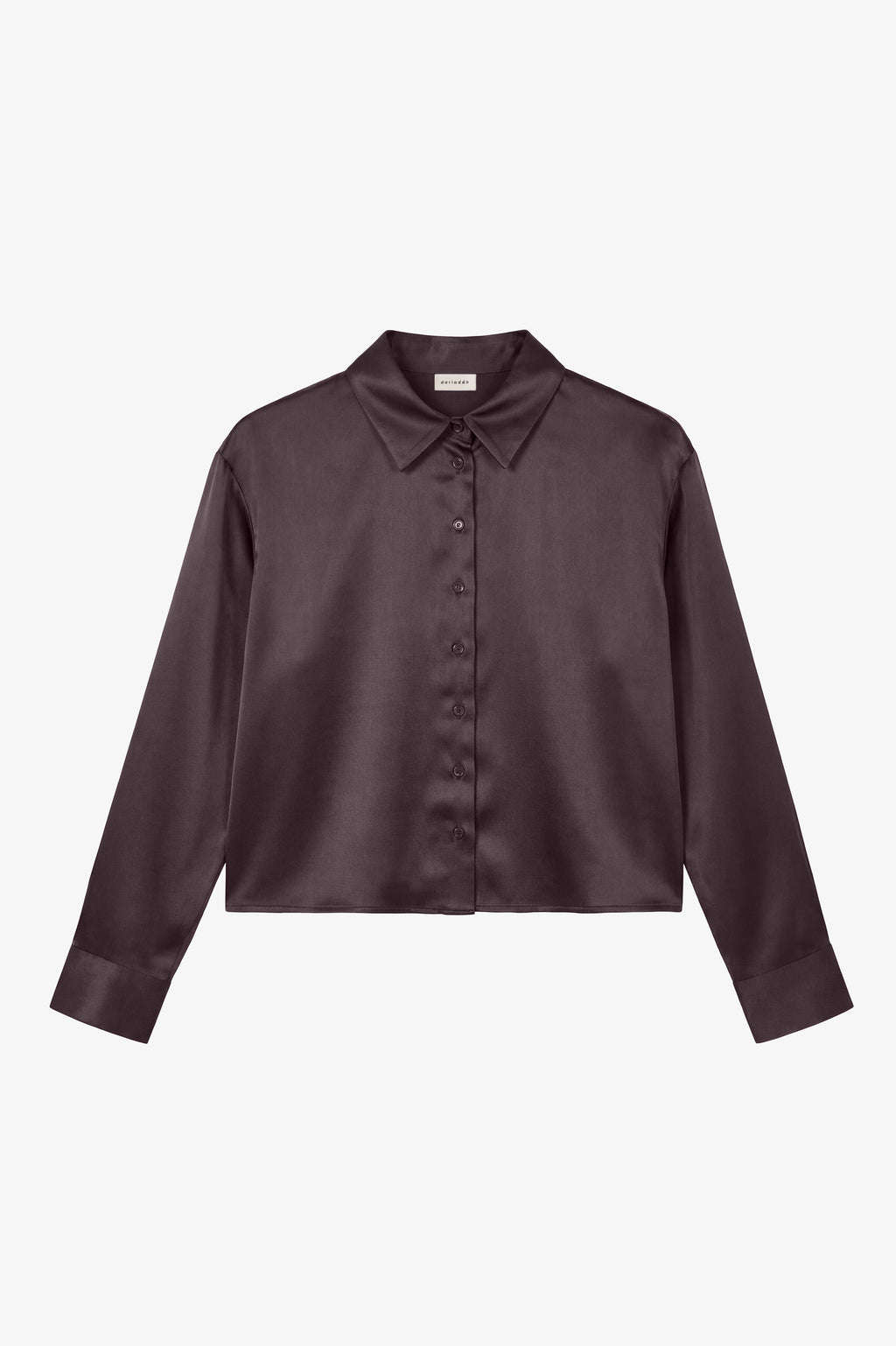 Sirka Cupro Shirt Cocoa