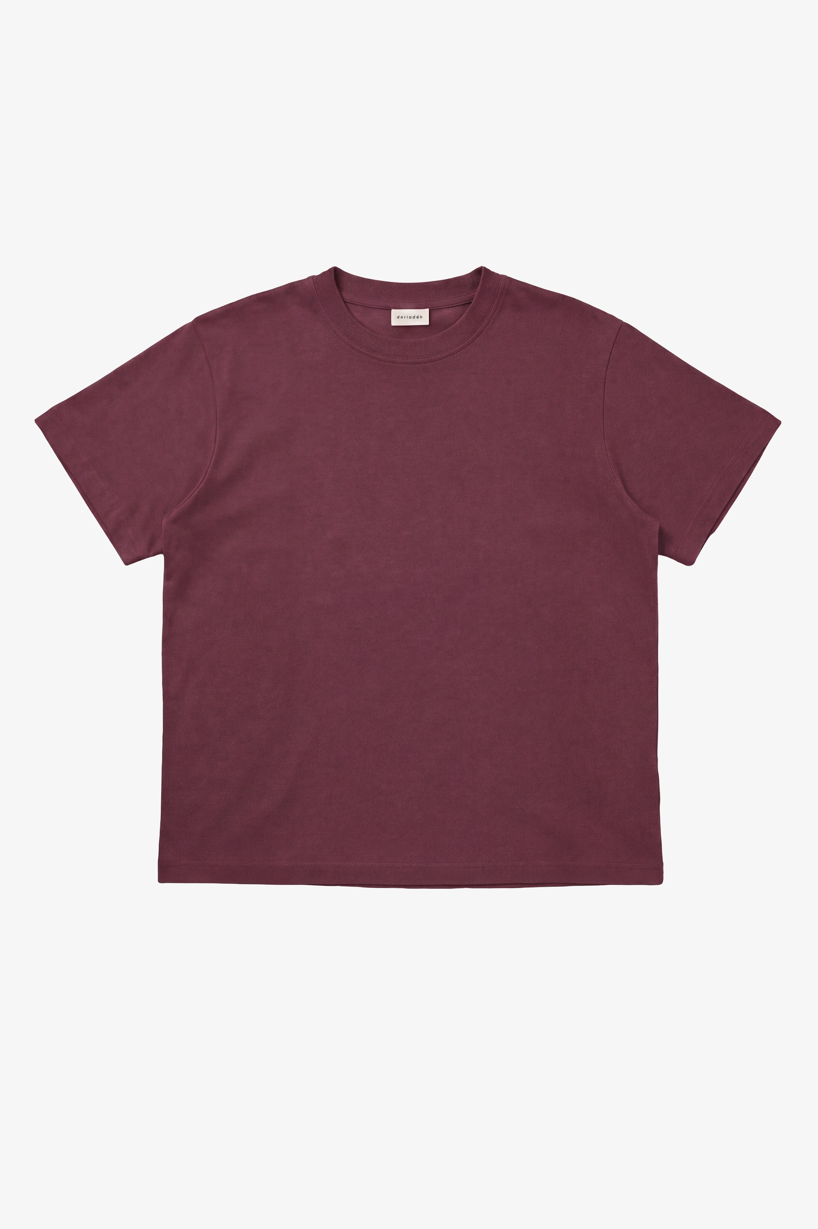 Basic Heavyweight T-Shirt Aubergine