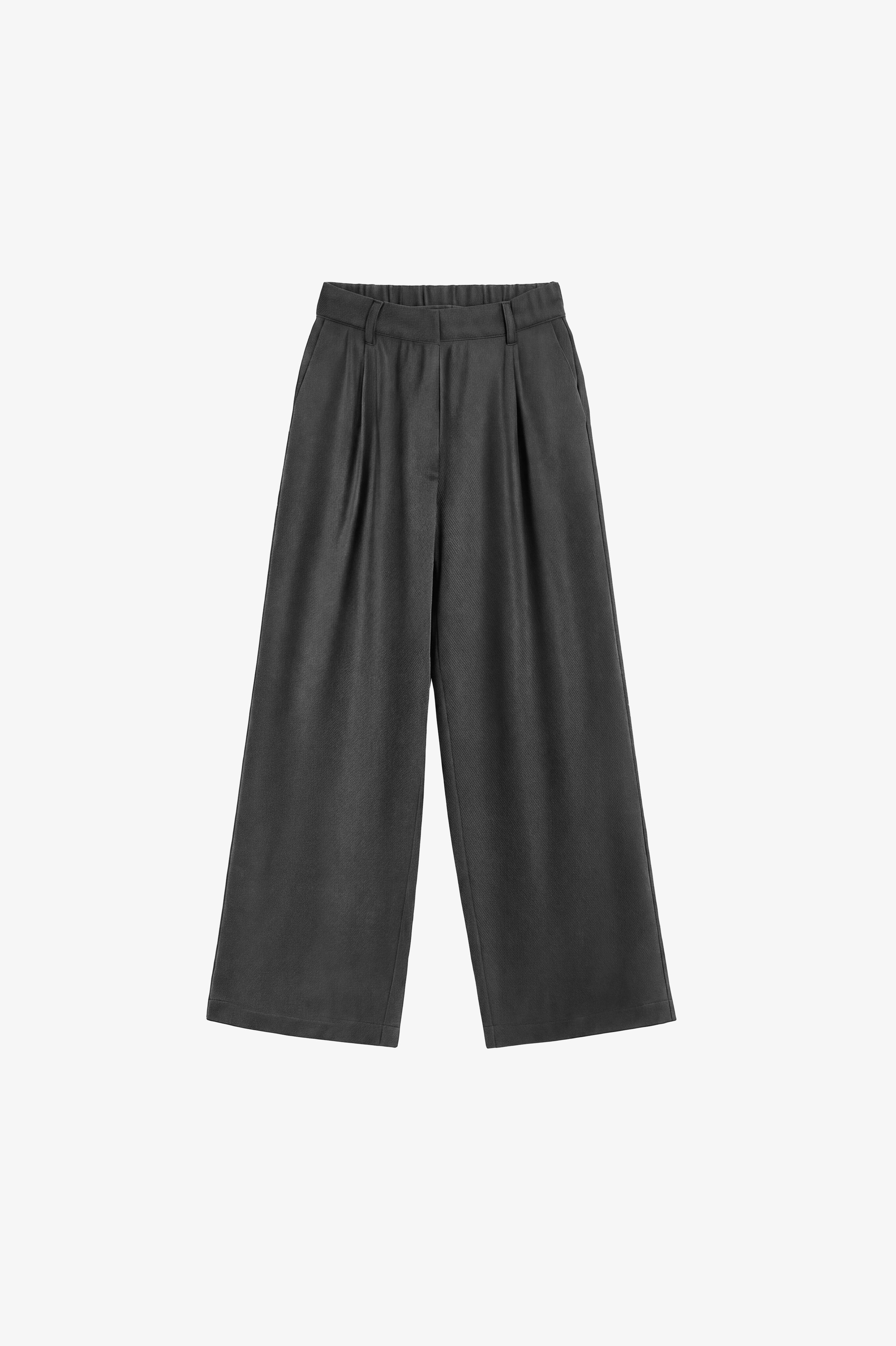 Harry Pants Cupro Dark Grey