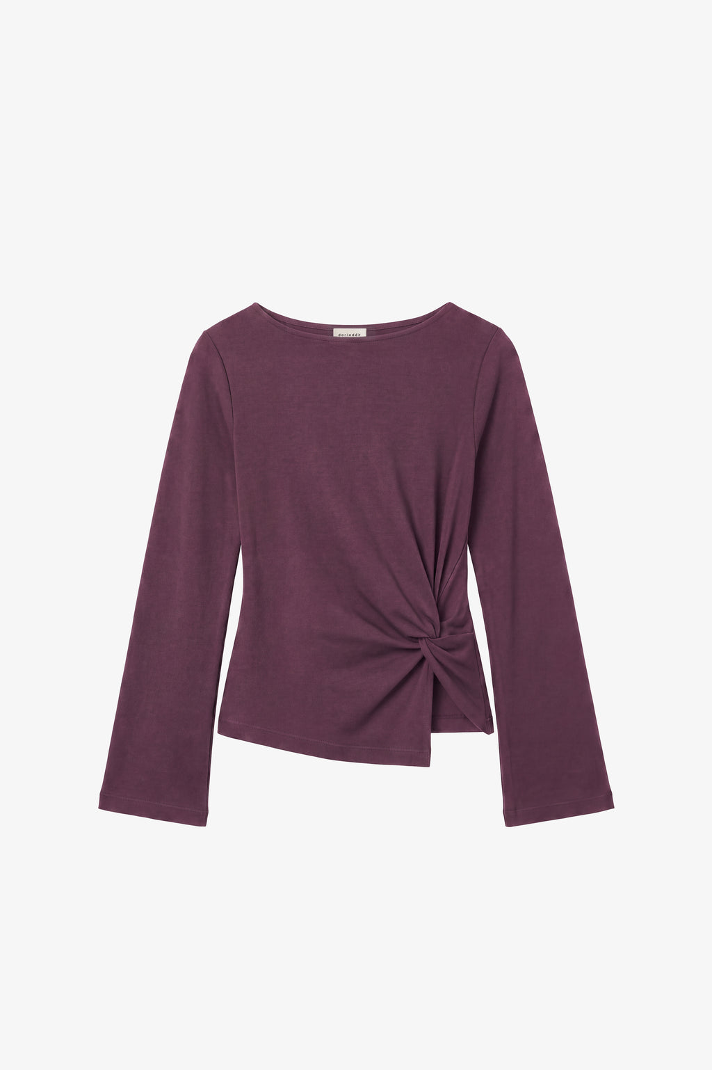 Moshka Organic Cotton Top Dark Plum