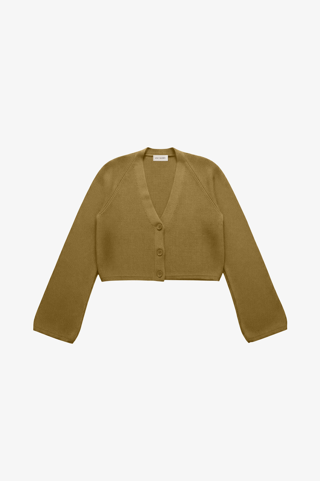 Samantha Cropped Cardigan Moss