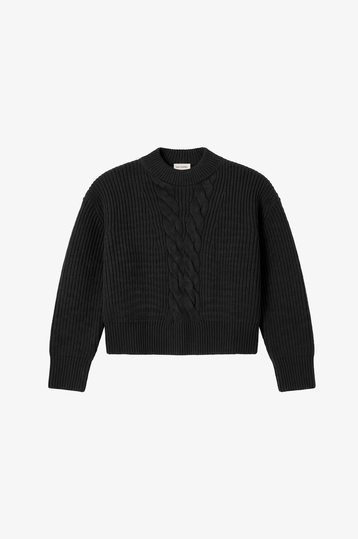 Farah Funnel Neck Sweater Black