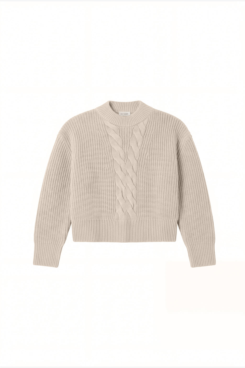 Farah Funnel Neck Sweater Taupe