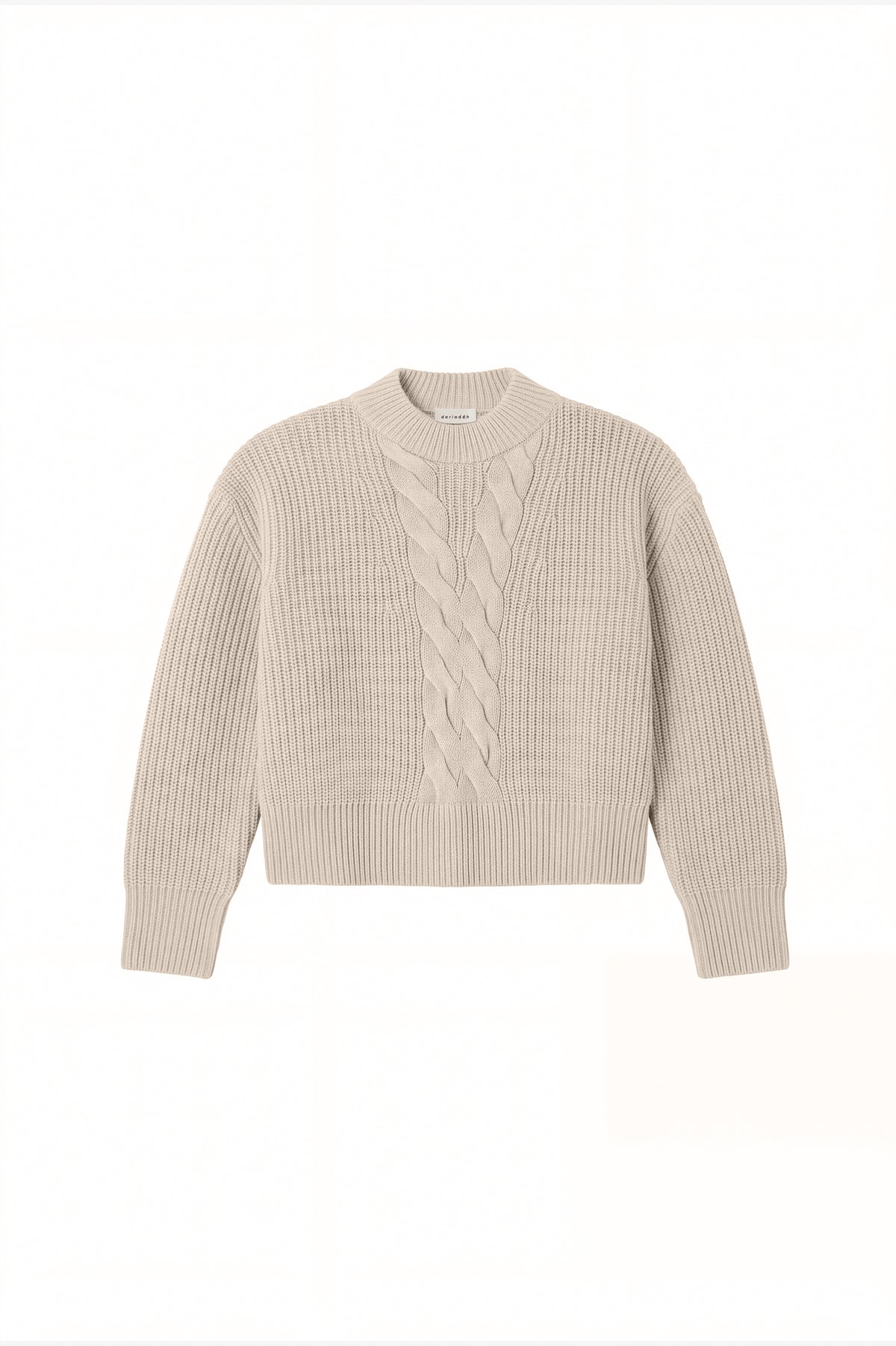 Farah Funnel Neck Sweater Taupe