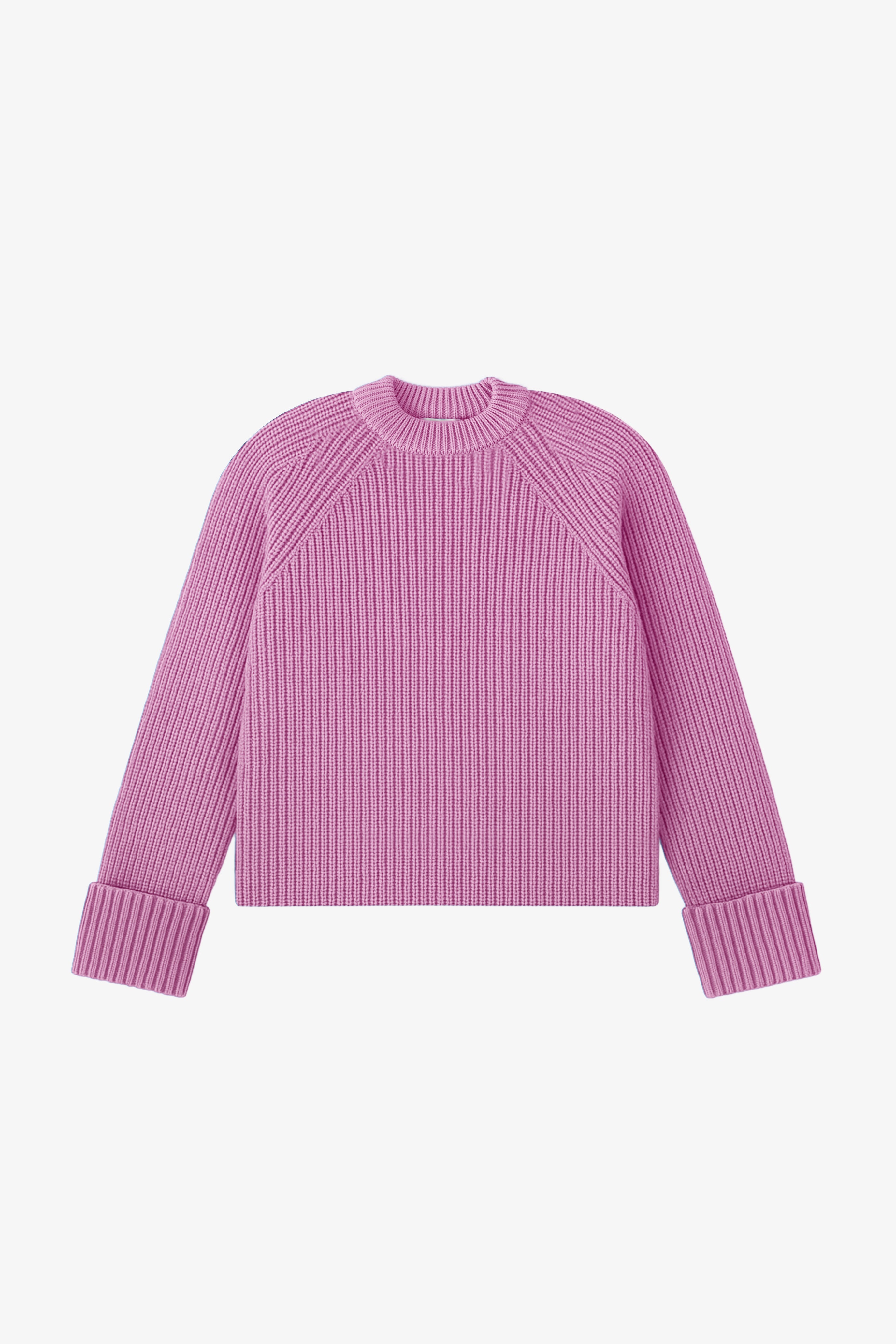 Justyna Organic Cotton Jumper Pink Aura