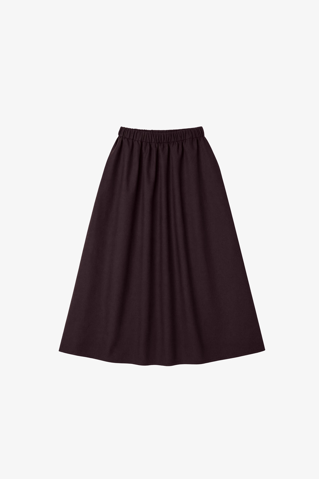Chiara Organic Cotton Skirt Dark Chocolate