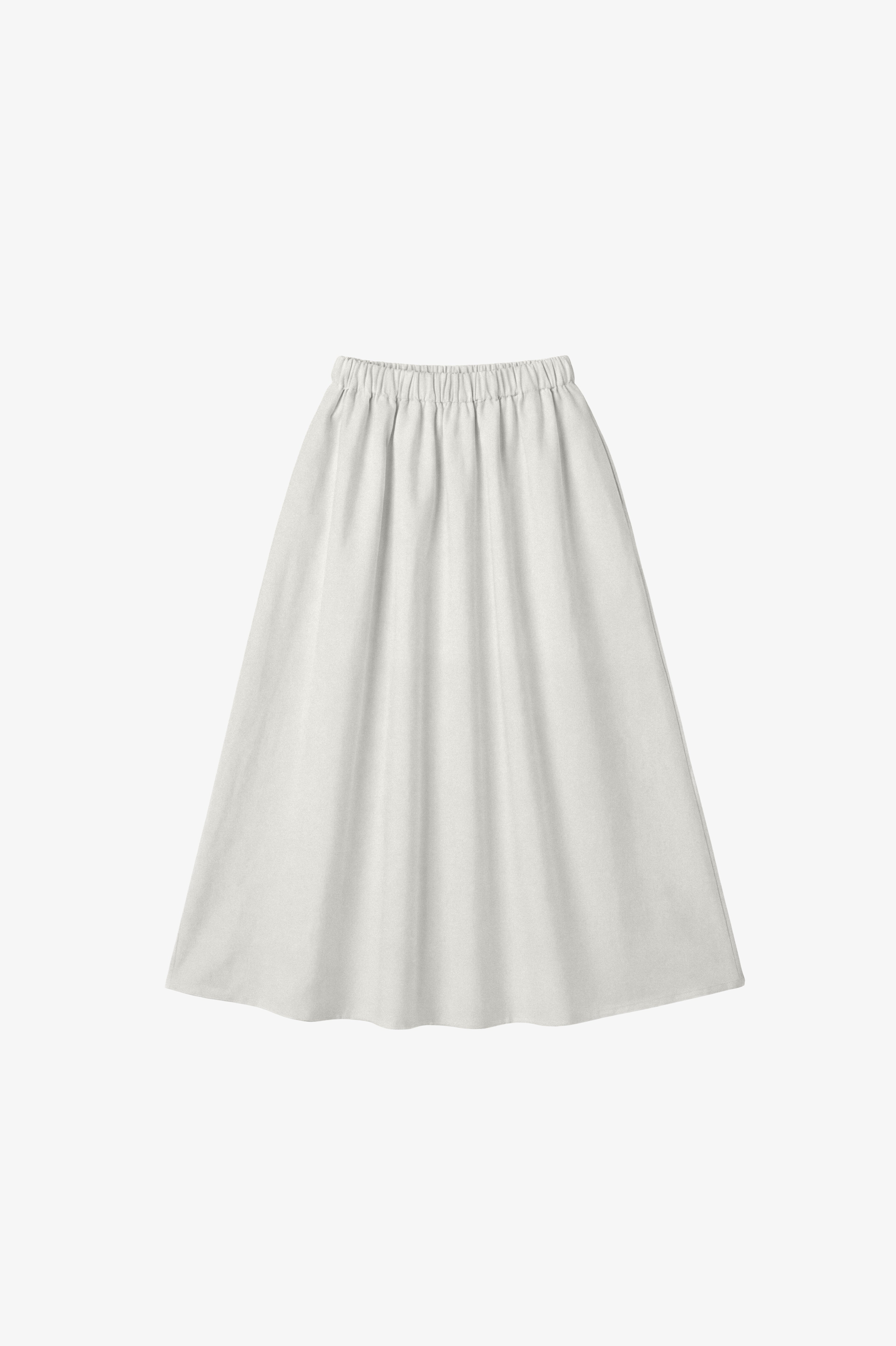Chiara Organic Cotton Skirt Ecru