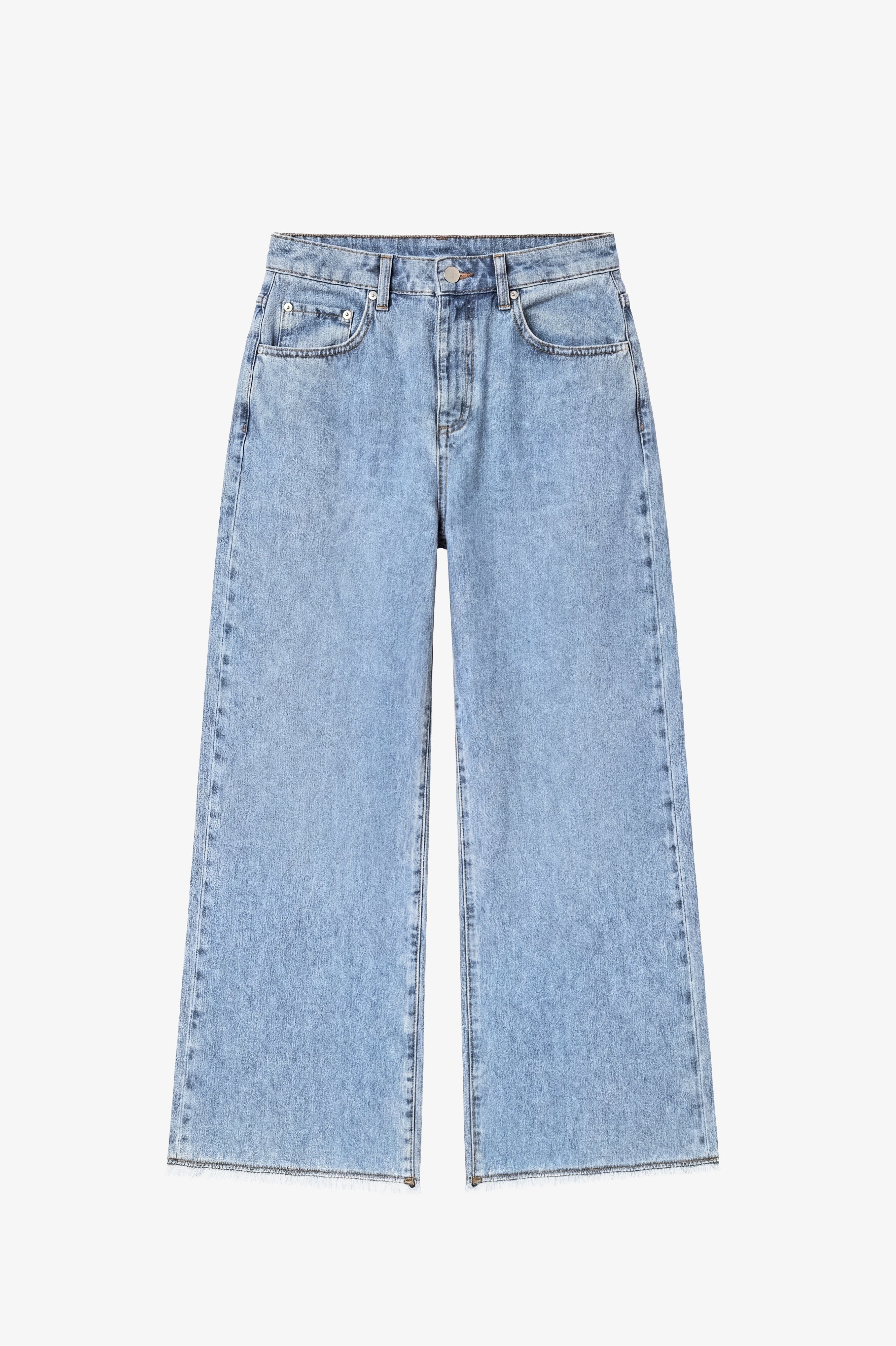 Maddie Wide Leg Jeans Light Blue