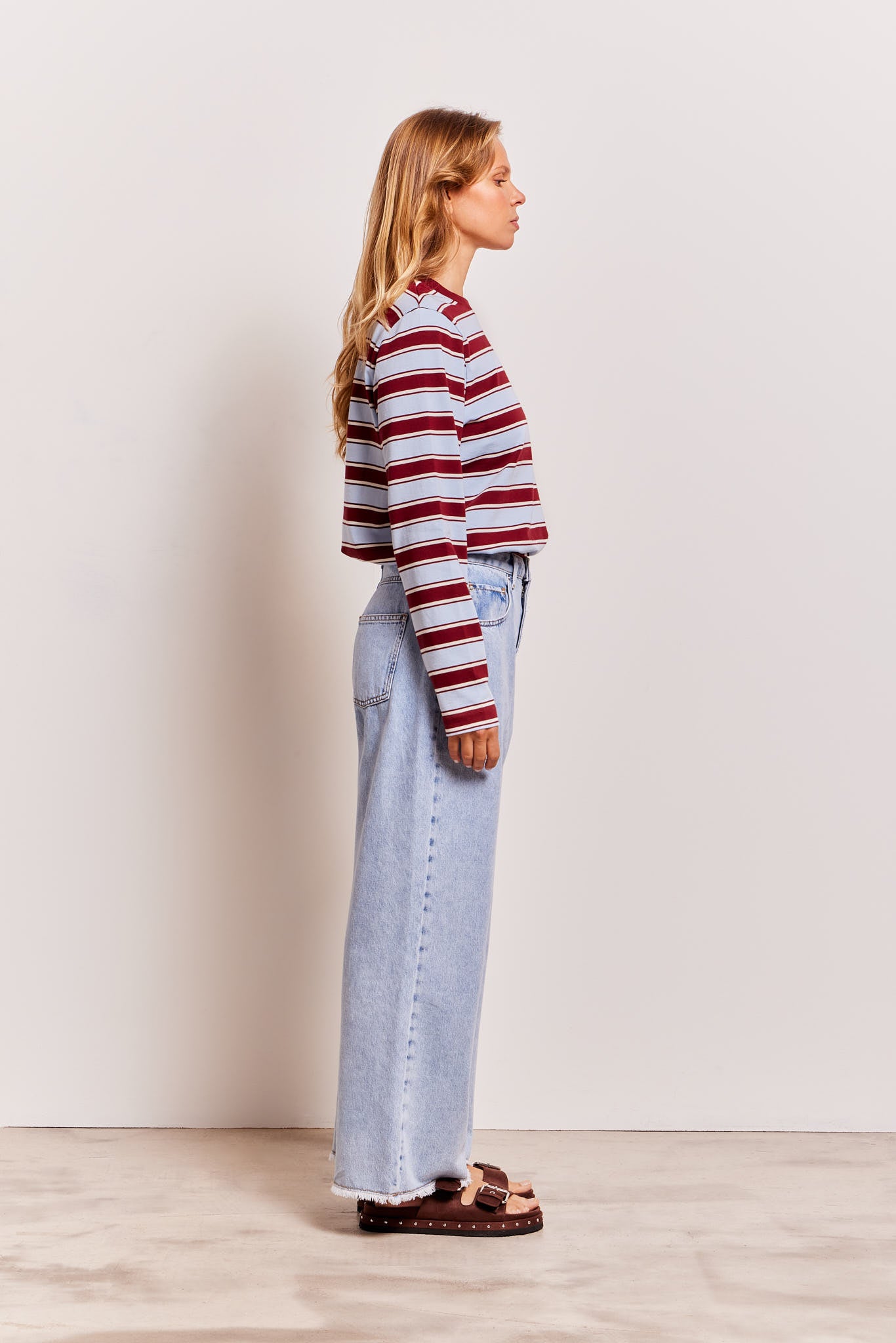 Maddie Wide Leg Jeans Light Blue