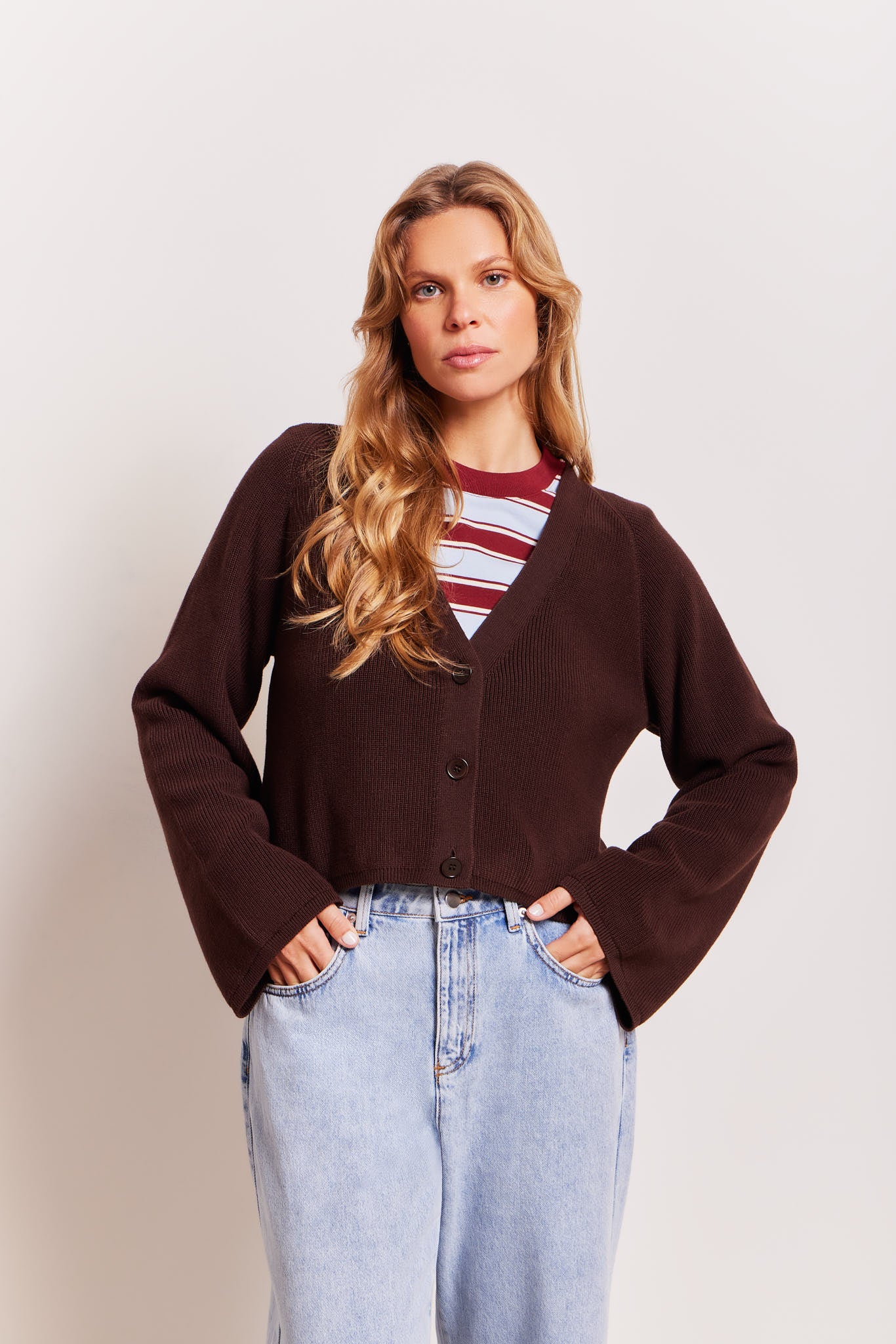 Samantha Cropped Cardigan Teddy