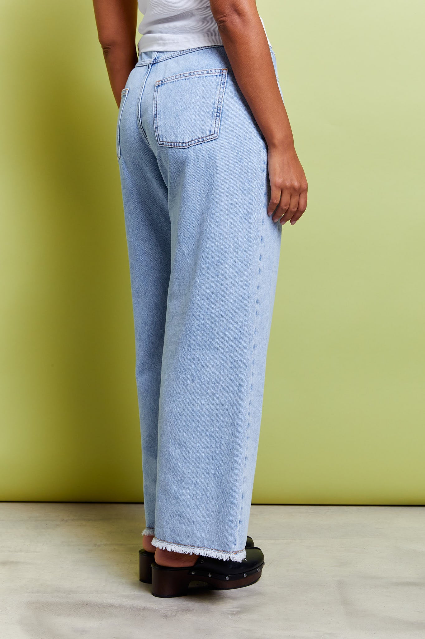 Maddie Wide Leg Jeans Light Blue