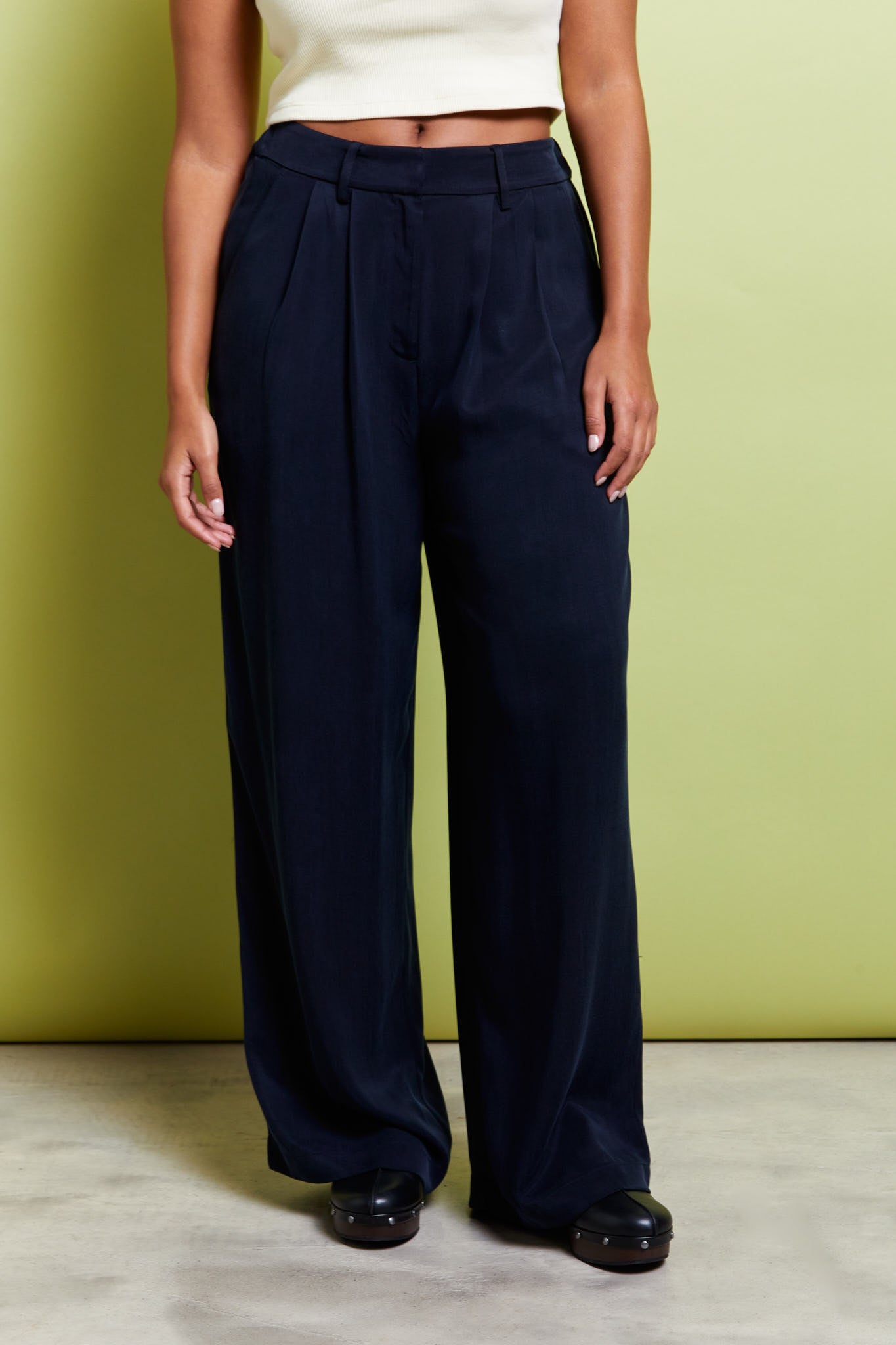 Harry Pants Cupro Dark Navy