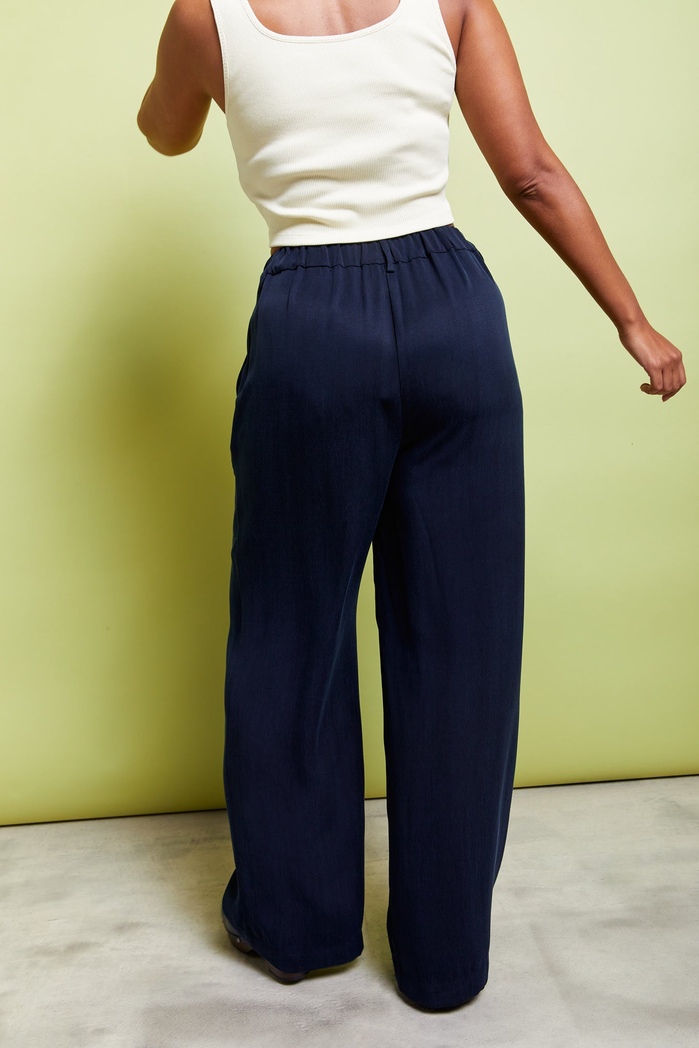 Harry Pants Cupro Dark Navy